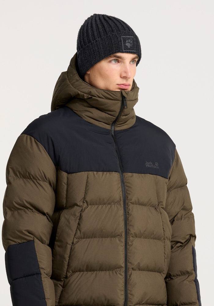Jack Wolfskin Beanie »BADGE PAW BEANIE« Strickbeanie, warm, weich