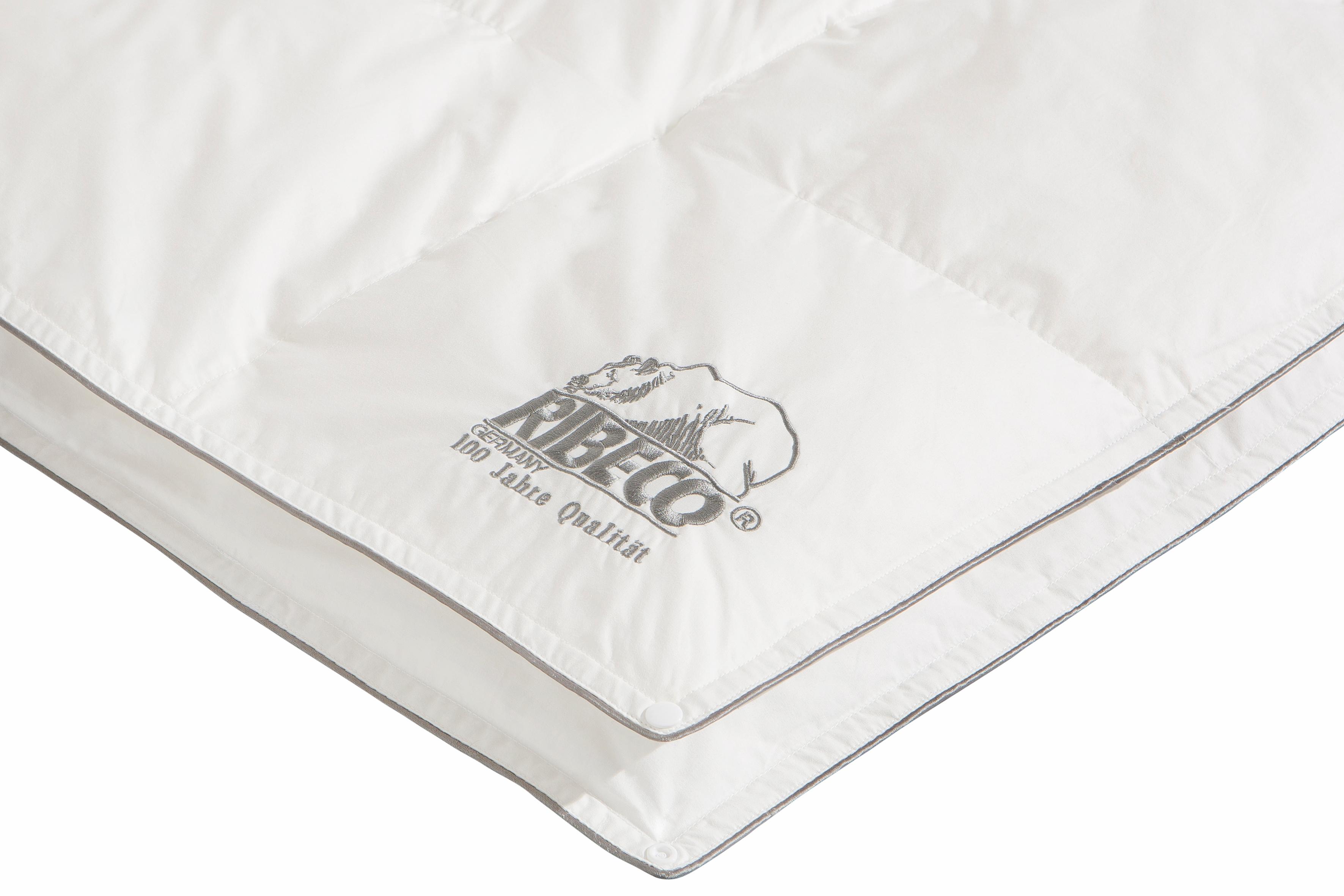 Thumbnail - RIBECO Kunstfaserbettdecke "Marie" extrawarm Füllung Microfaser Bezug Baumwolle 1 Stk. tlg. Bettdecke 135x200 cm und wei...