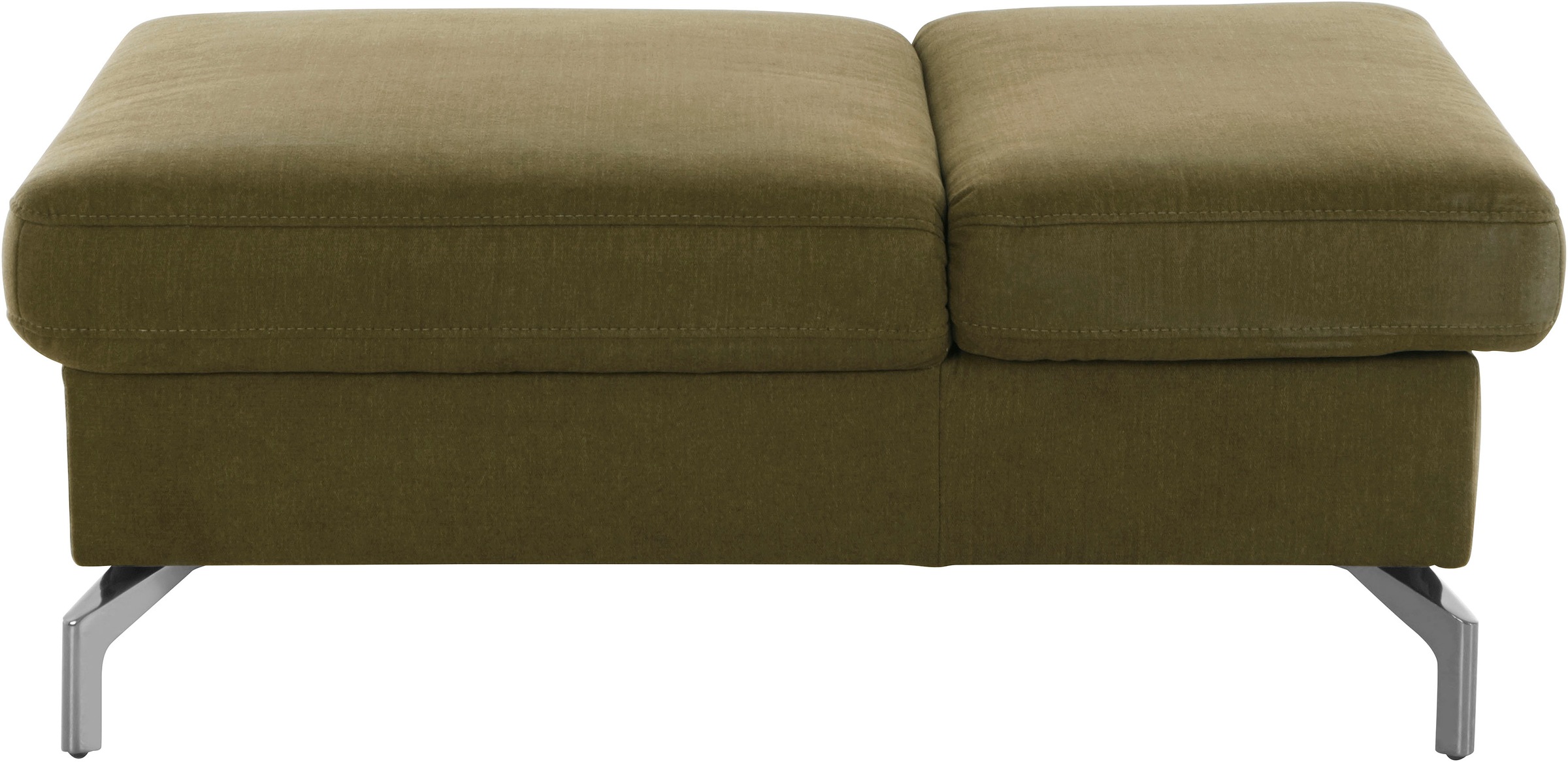 sit&more Hocker »Brisbane«, Fußhöhe 15 cm, mit Federkern und Klappfunktion