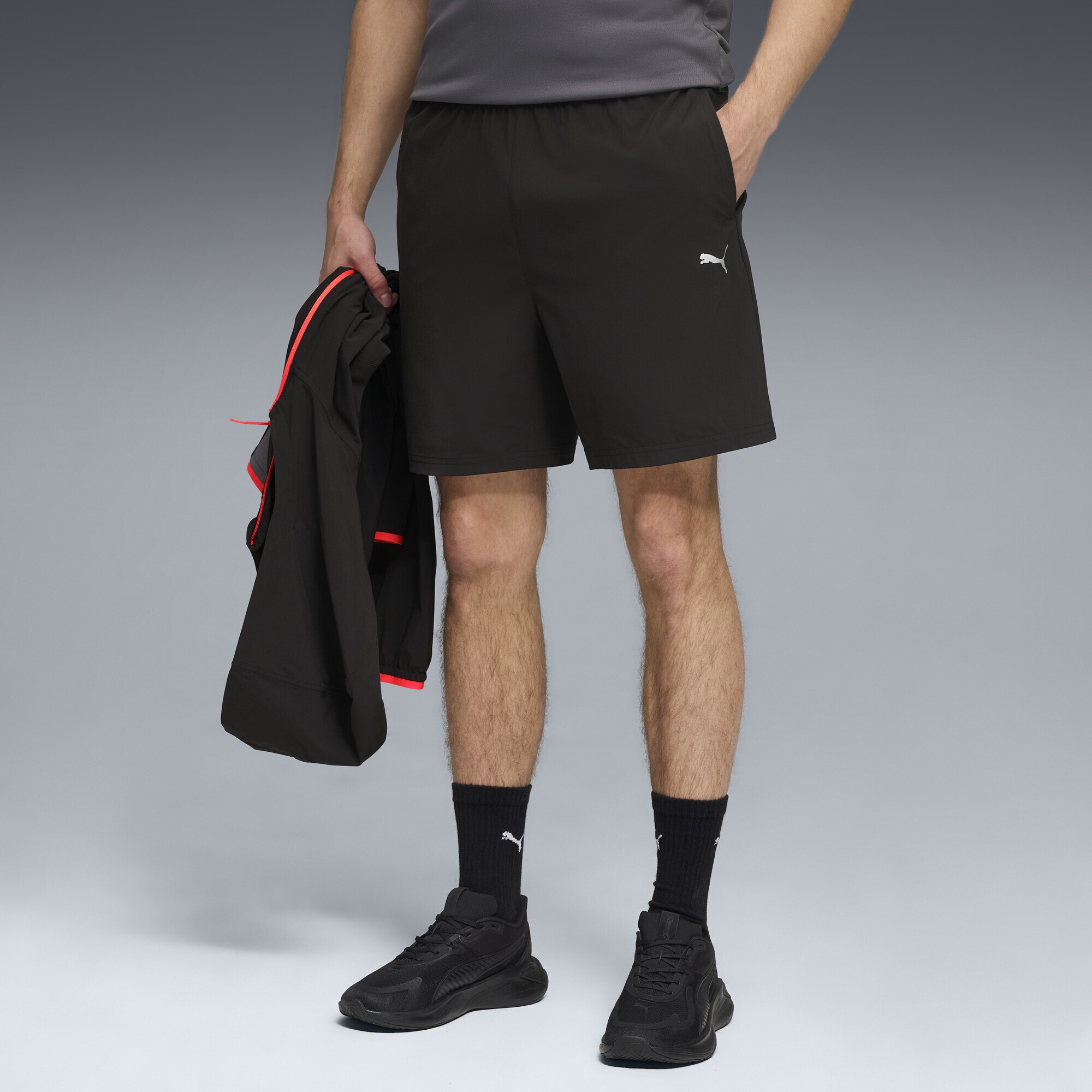 PUMA Trainingsshorts »FLEX STRETCH Gewebte Trainingsshorts Herren«