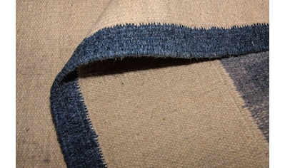morgenland Wollteppich »Kelim Teppich handgewebt blau«, rechteckig, 6 mm Höhe, Kurzflor kaufen