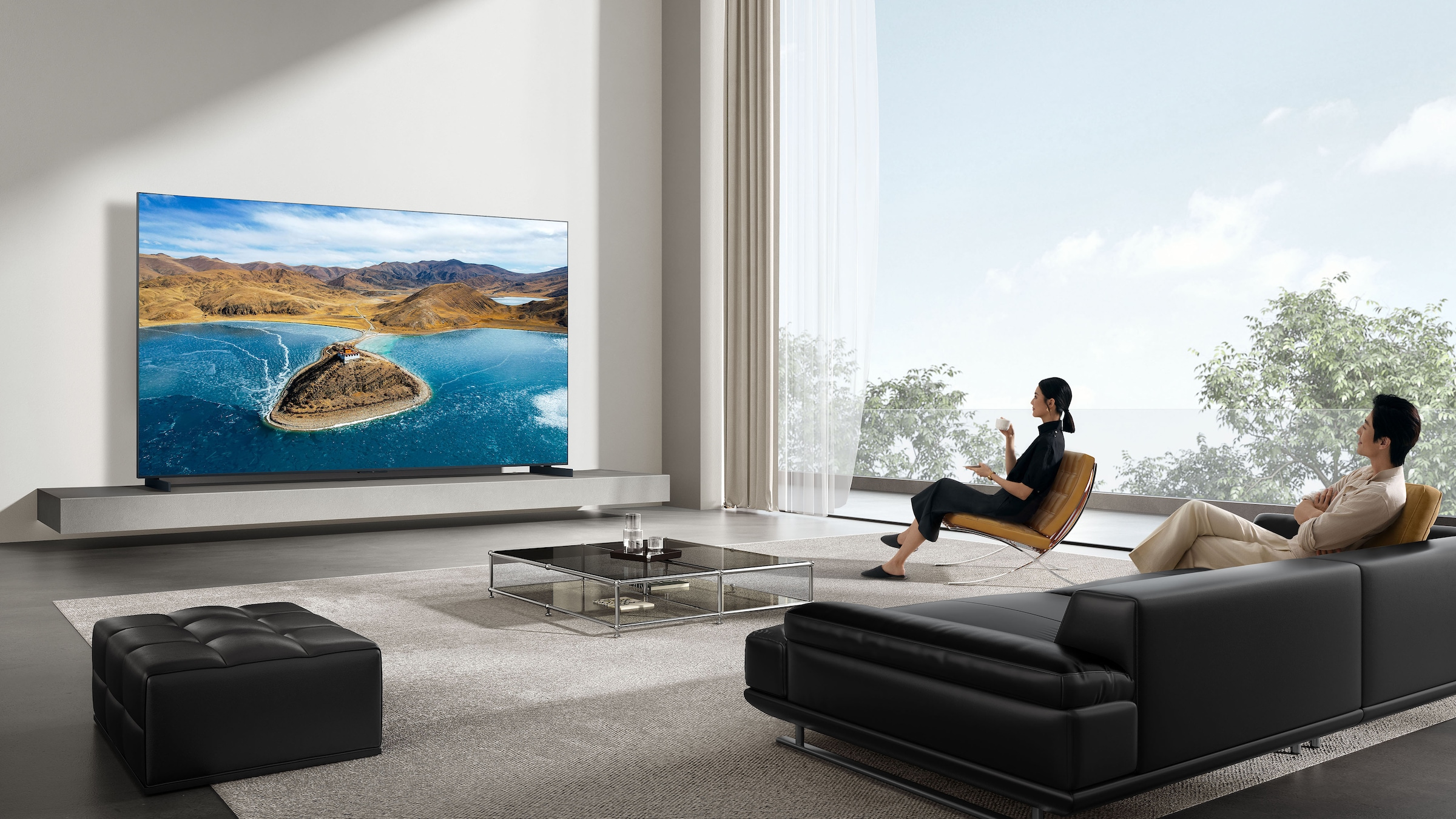 TCL Mini-LED-Fernseher »98RM9LX1« 248 cm/98 ″ Smart-TV Apple Airplay 2, 6.000 nits HDR, Audio von Bang & Olufsen