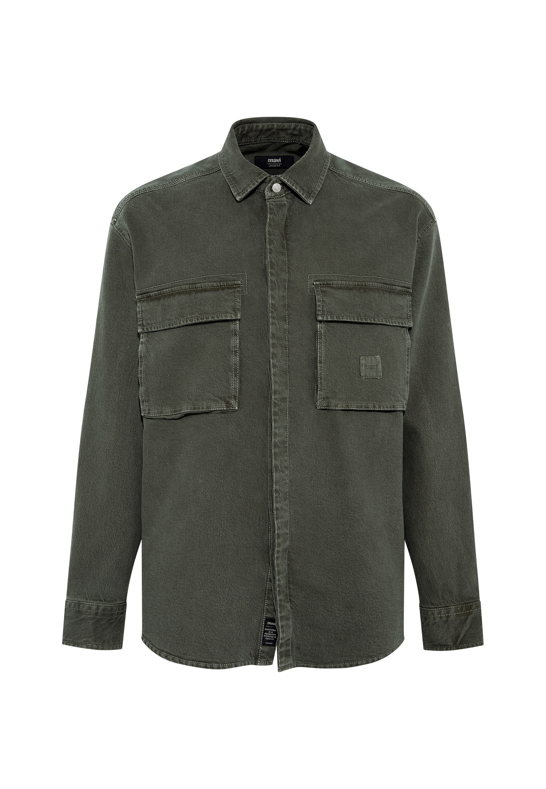 Mavi Langarmshirt »TWO POCKET SHIRT«, Overshirt aus Denim