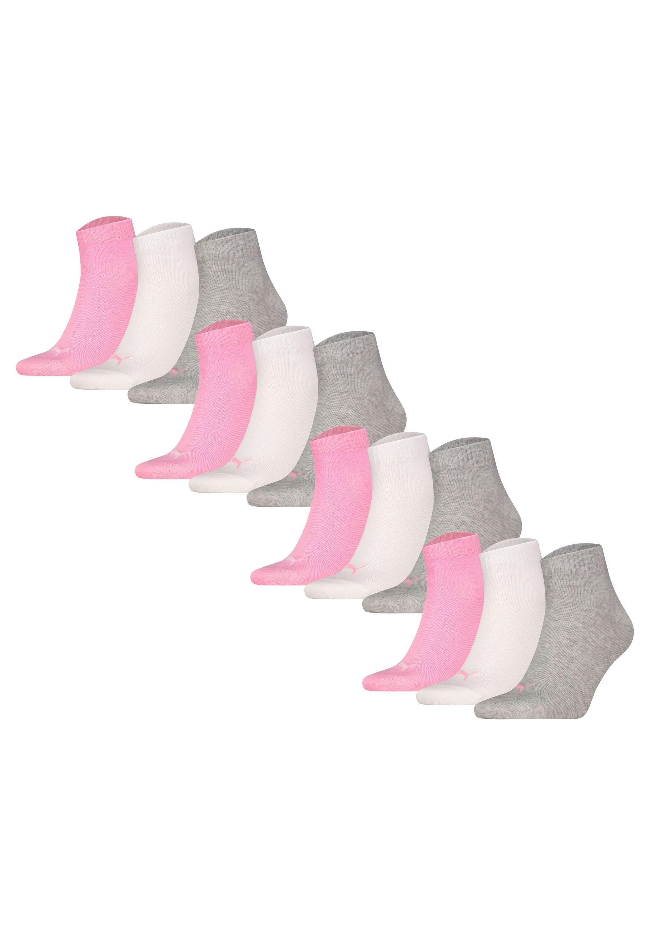 PUMA Kurzsocken "Socken Quarter Plain 12P 12er Pack" 12 Paar tlg.