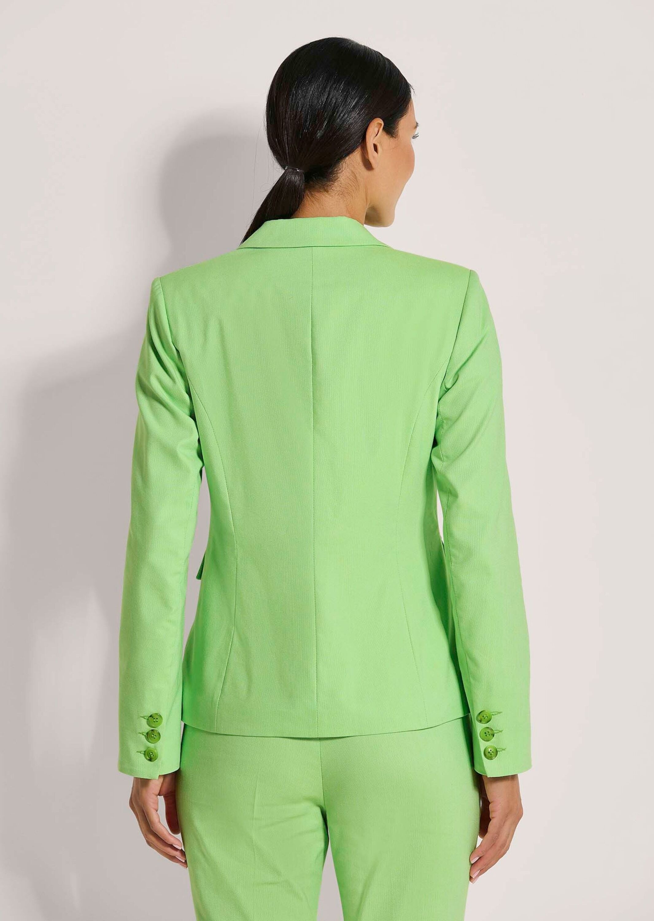 Madeleine Blazer Texturé Femme Vert Taille 40 3