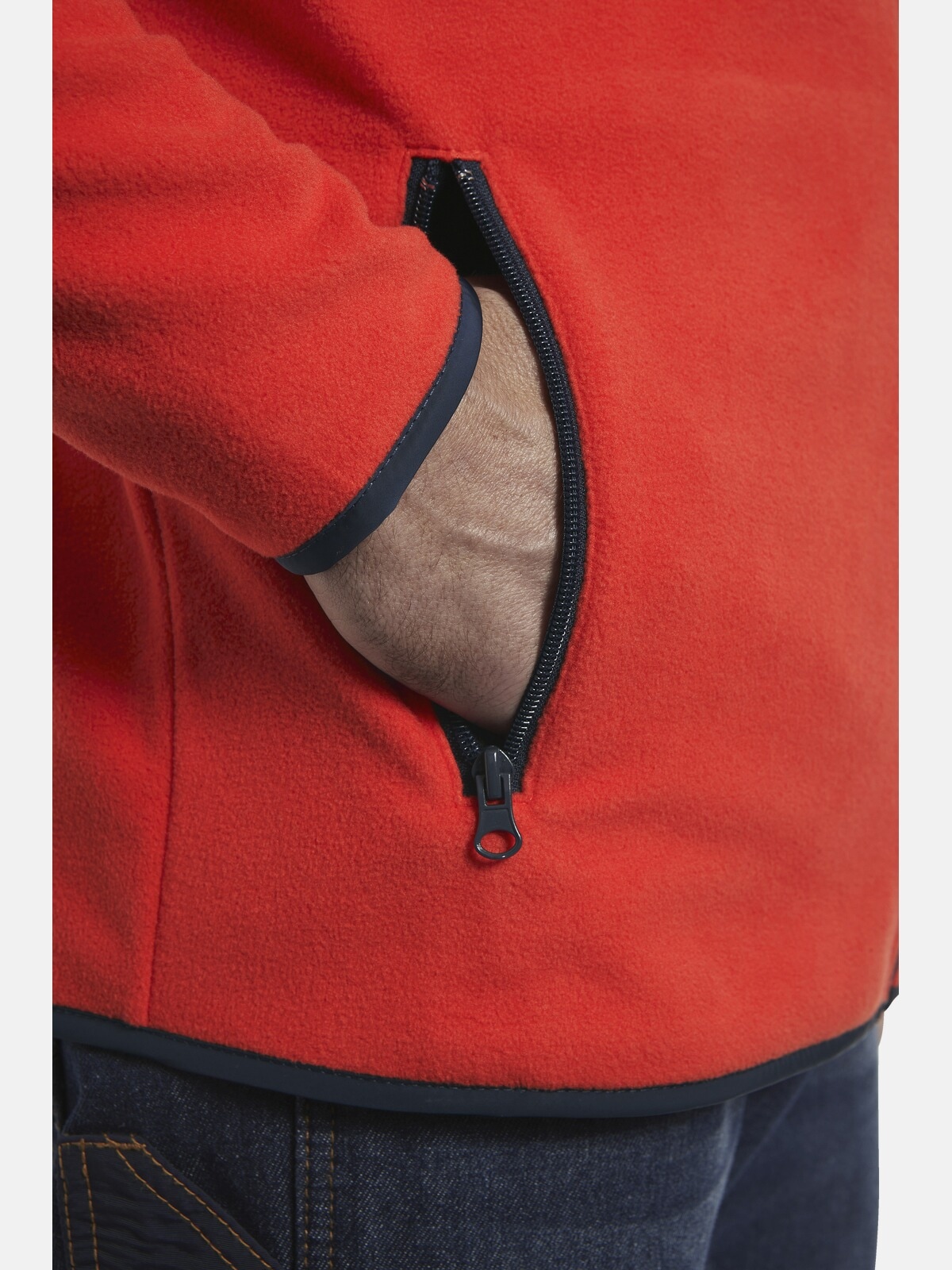 Jan Vanderstorm Sweatjacke »Fleecejacke ELIUS«