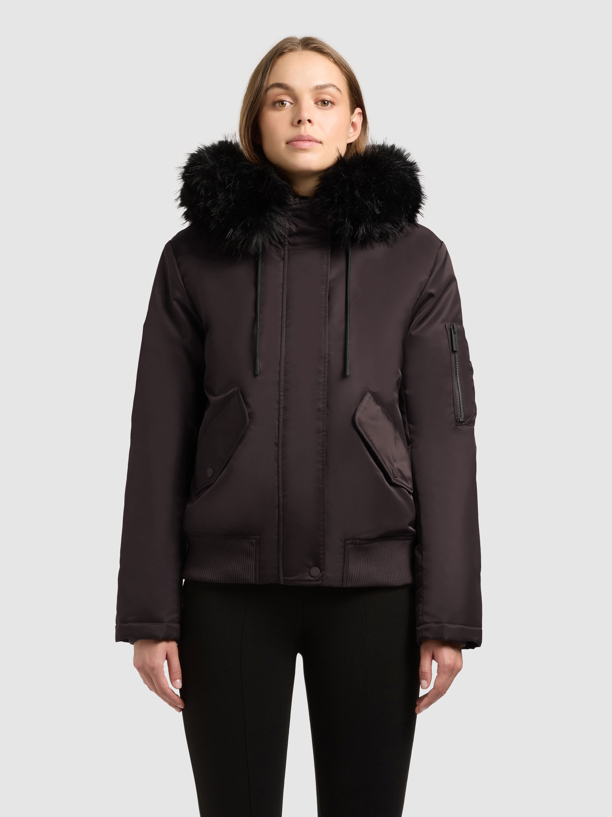 khujo Bomberjacke »TYLA«, mit Kapuze