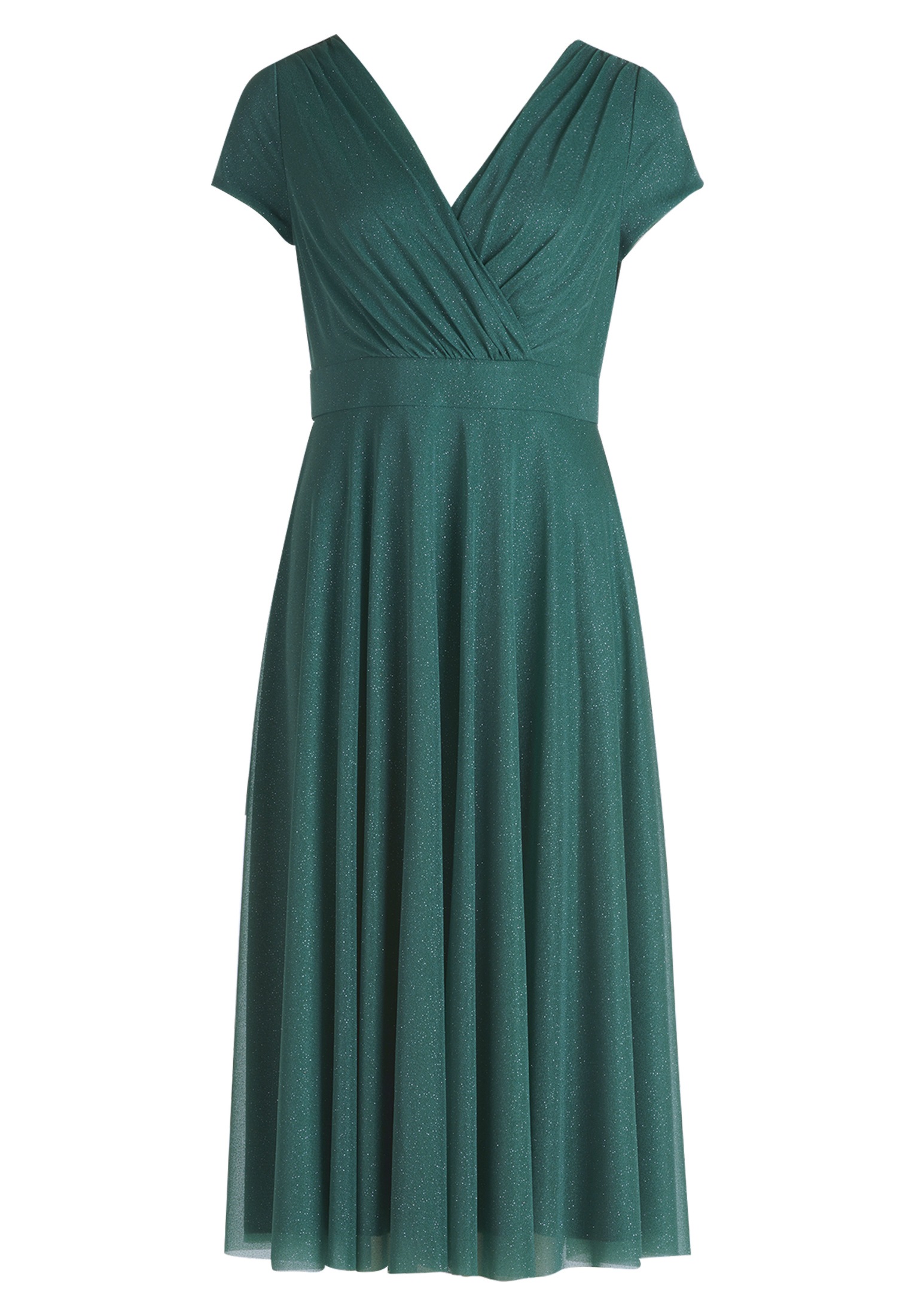 Vera Mont Cocktailkleid "Damen im Glitzer-Look" Ohne Tasche Stoff günstig online kaufen