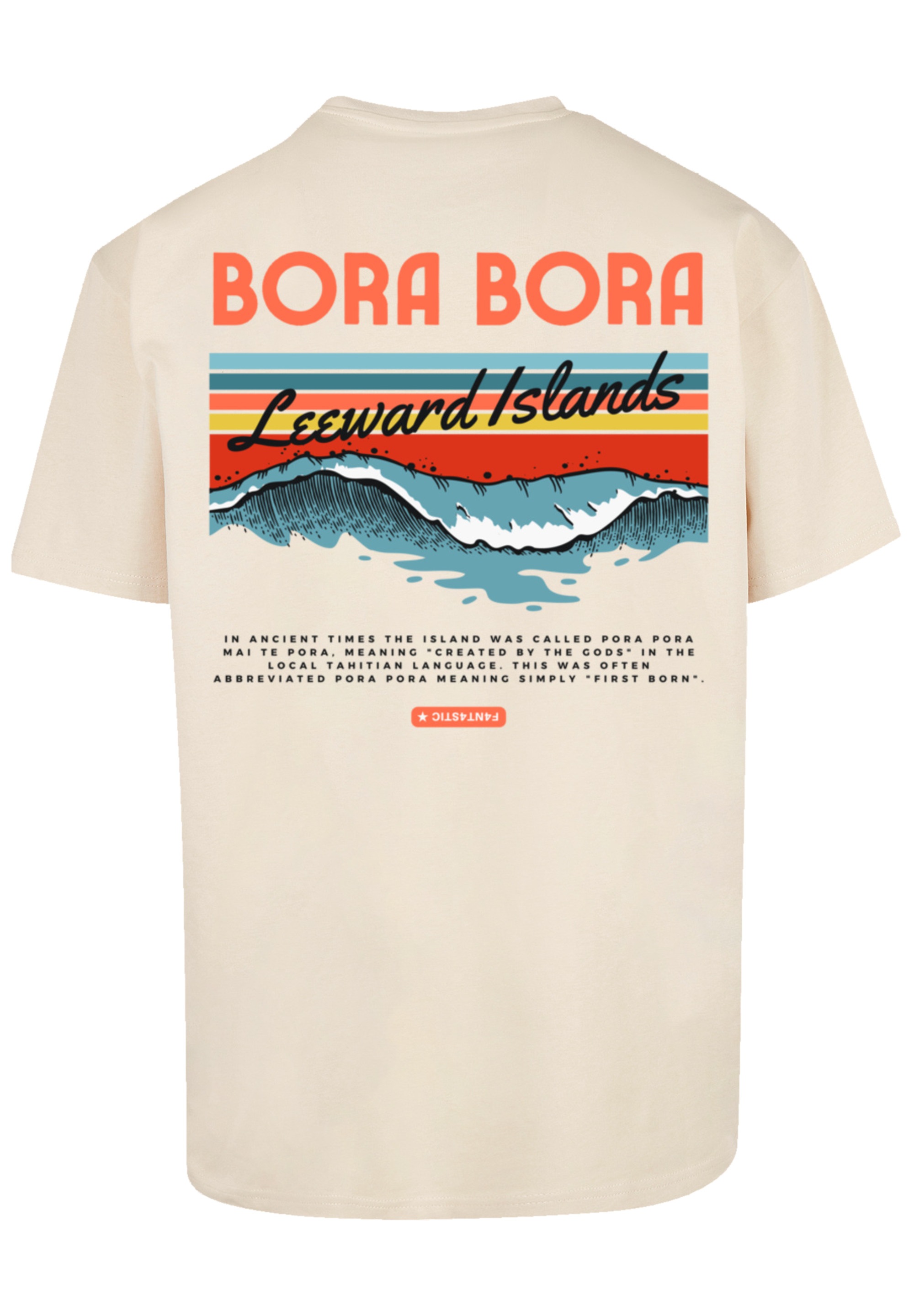 F4NT4STIC T-Shirt »Bora Bora Leewards Island«, Print