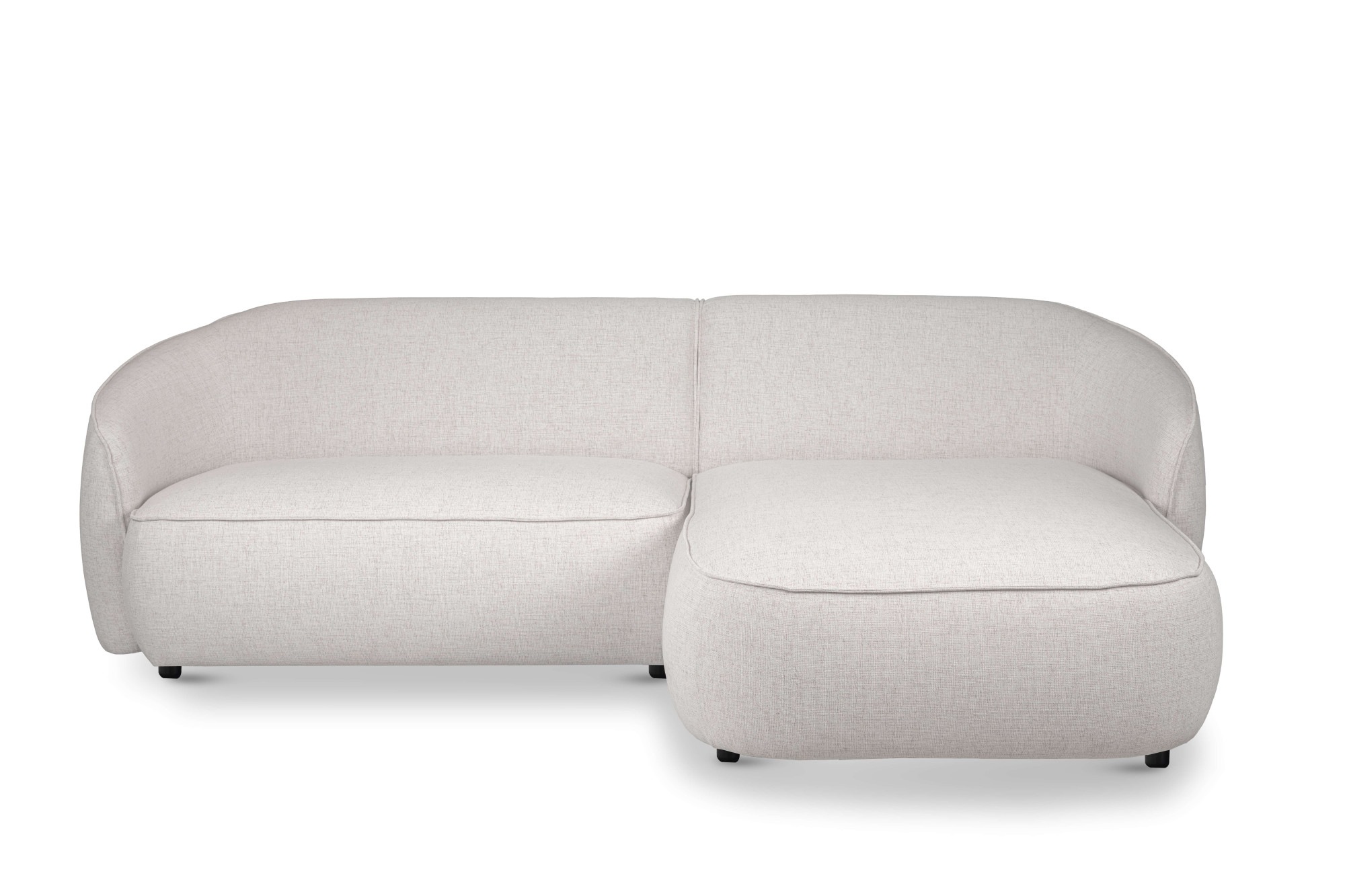 INOSIGN Ecksofa »Cosigo«, Breite 246 cm, 2 Chenille-Stoffe zur Auswahl, mit Kaltschaum