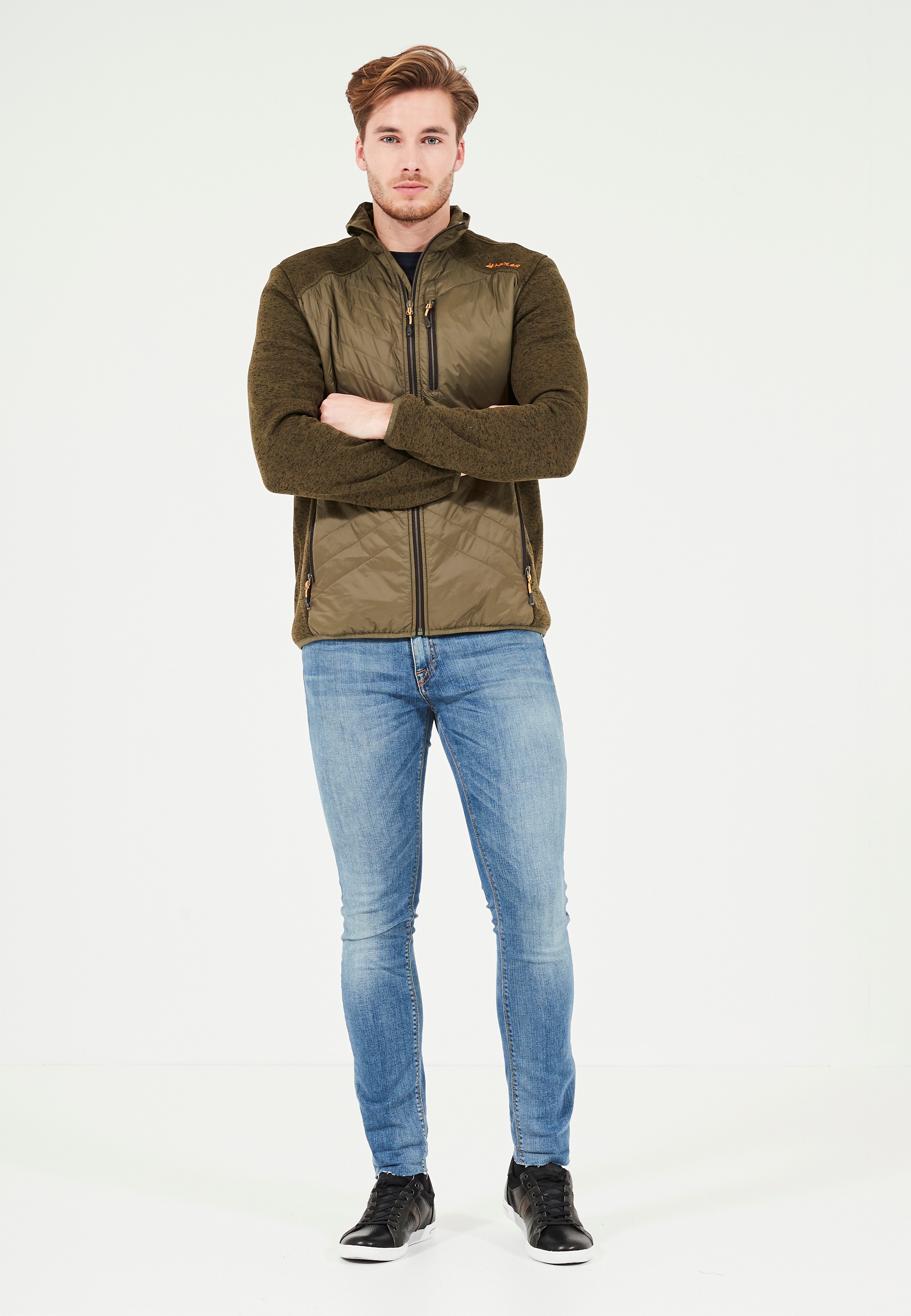 WHISTLER Softshelljacke »JAYDEN FLEECE HYBRID«, im modernen Look