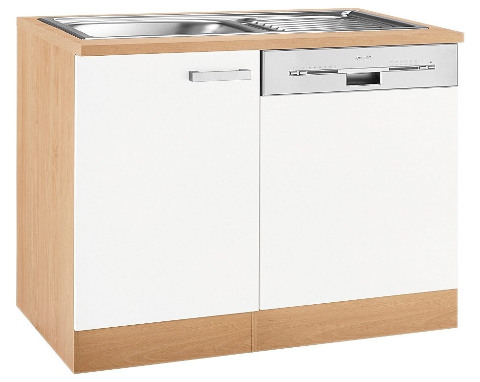 OPTIFIT Spülenschrank "Odense", Gesamtbreite 110 cm, mit Tür/Sockel für integrierbaren Geschirrspüler