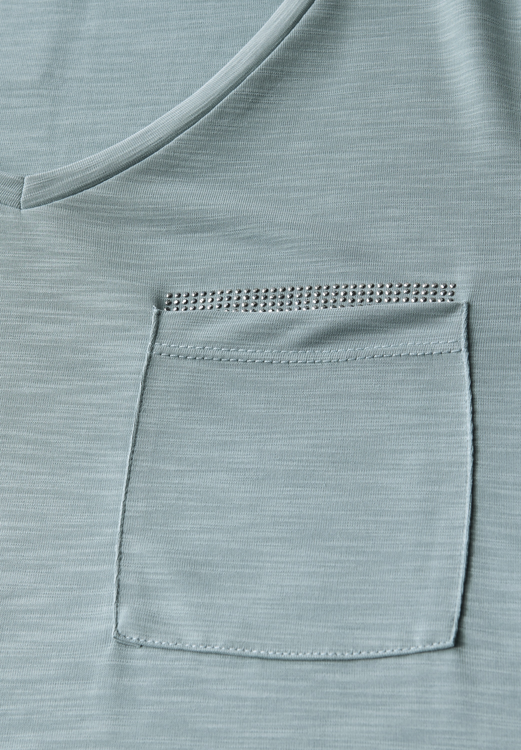 STREET ONE T-Shirt, mit Brusttasche