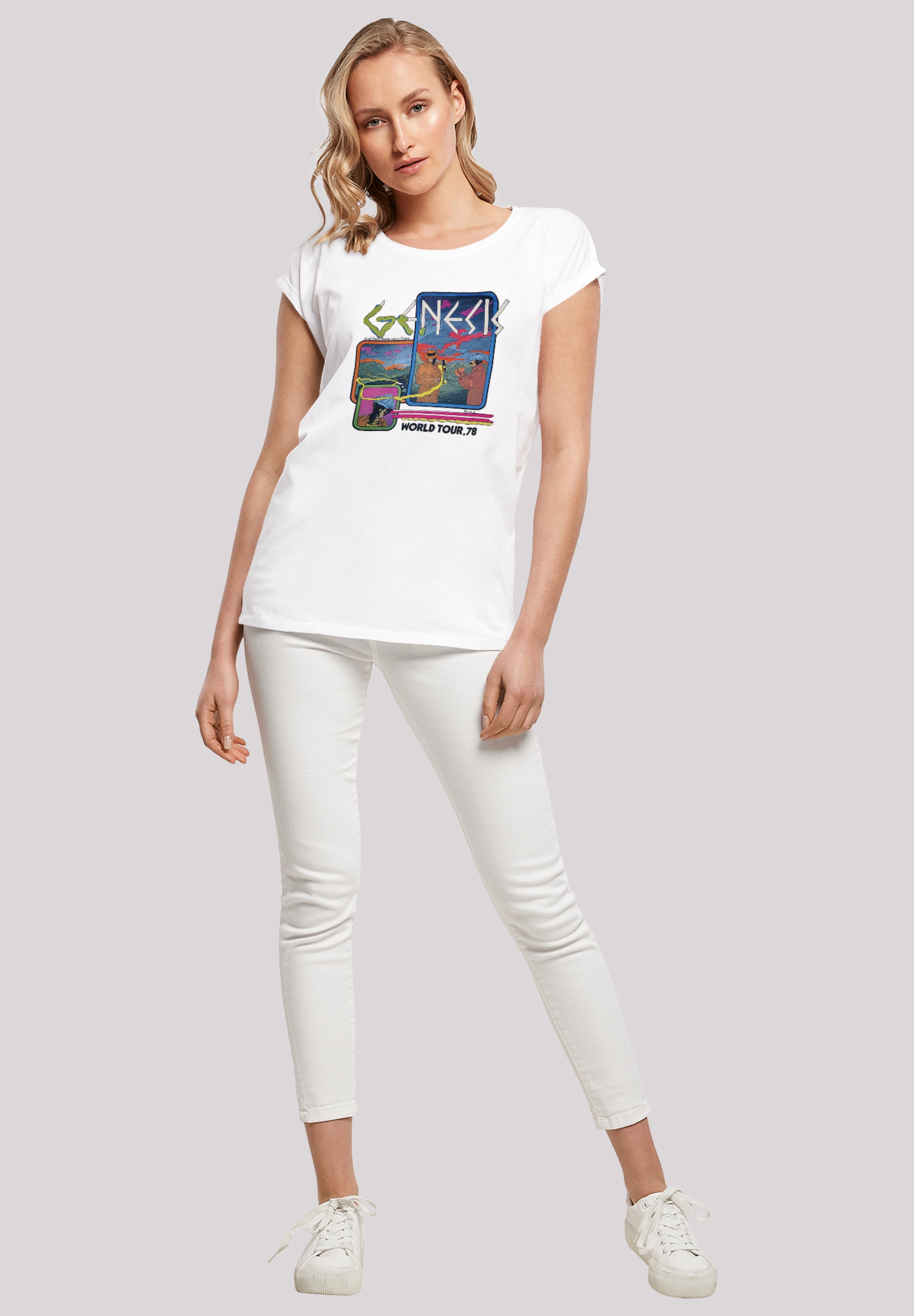 F4NT4STIC T-Shirt »Genesis World Tour 78'« Print