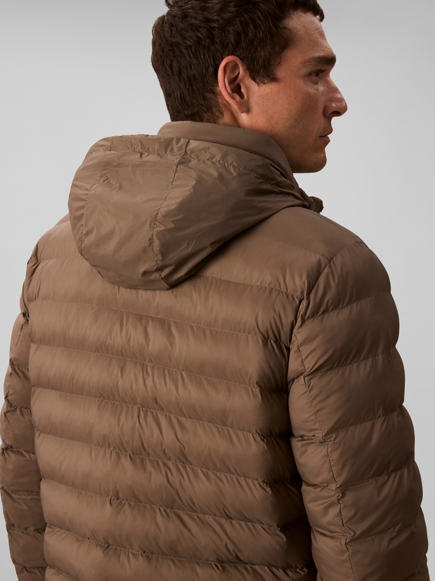 Calvin Klein Jeans Steppjacke »LS NYLN MD WT HDD F«, mit Kapuze, mit Kapuze im Kragen