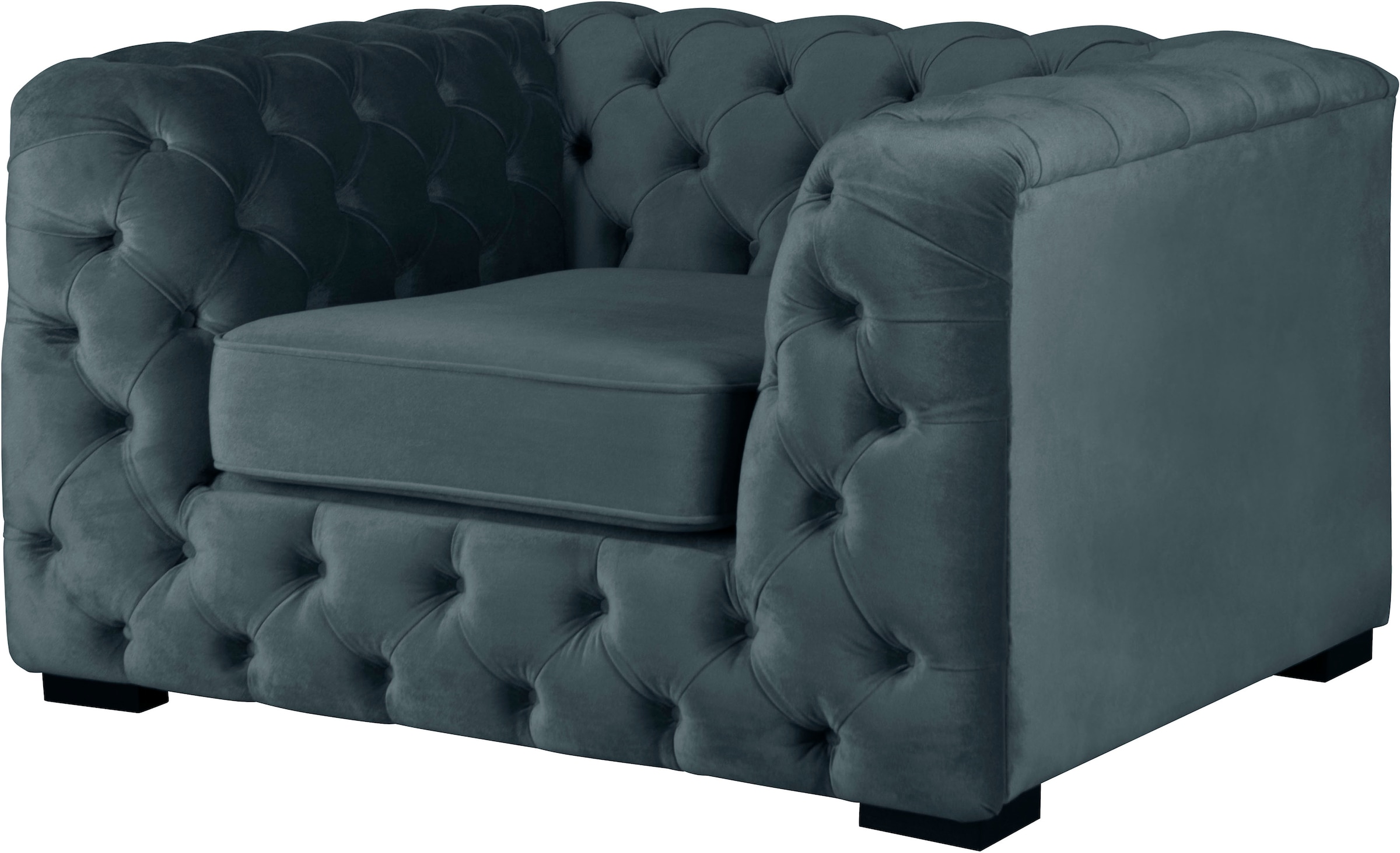Guido Maria Kretschmer Home&Living Chesterfield-Sessel »Kalina Sessel«, mit klassischer Chesterfield-Knopfheftung, sehr hochwertige Qualität