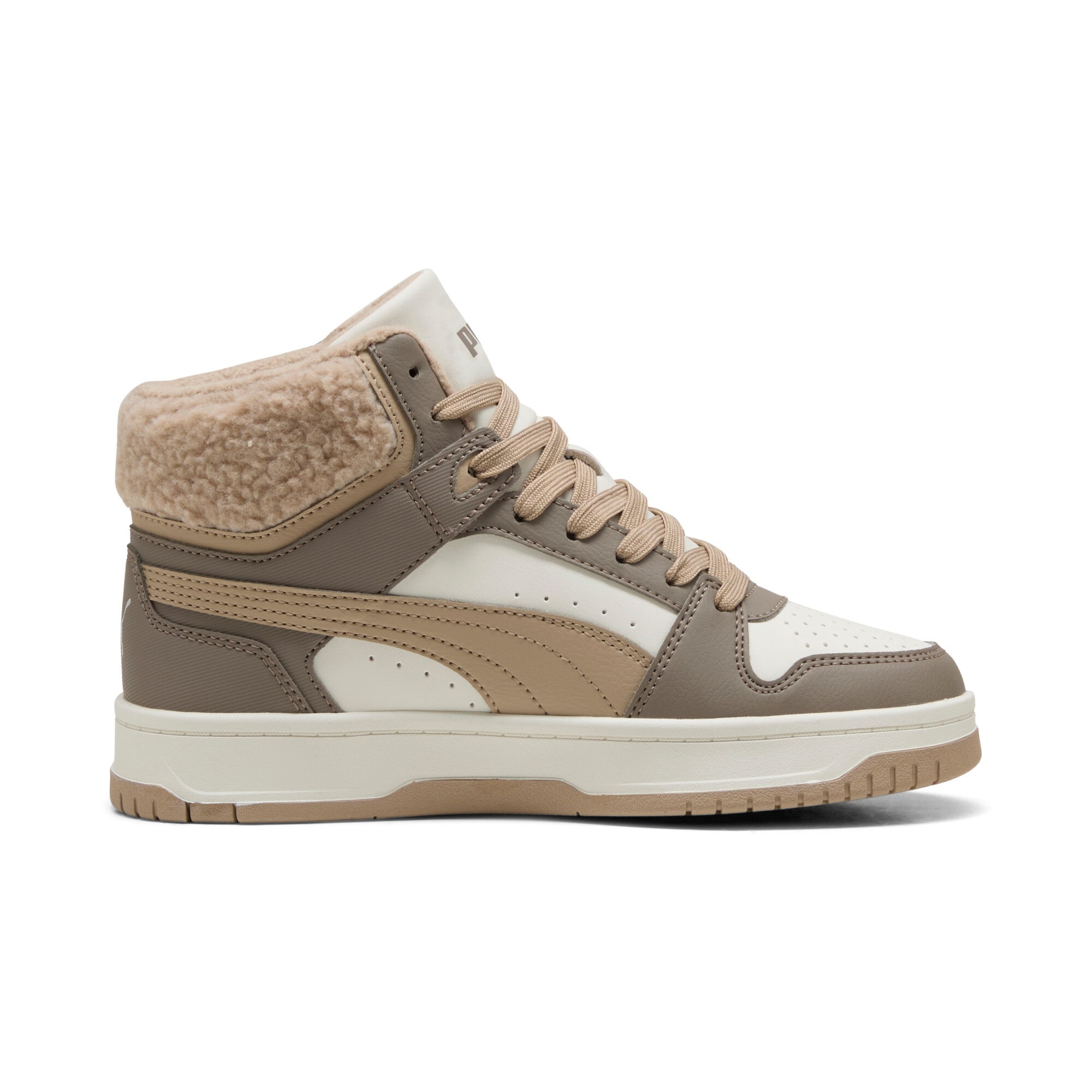 PUMA Sneakerboots »REBOUND SLAM MID COZY JR«  Winterschuhe, Schnürboots, Sneaker