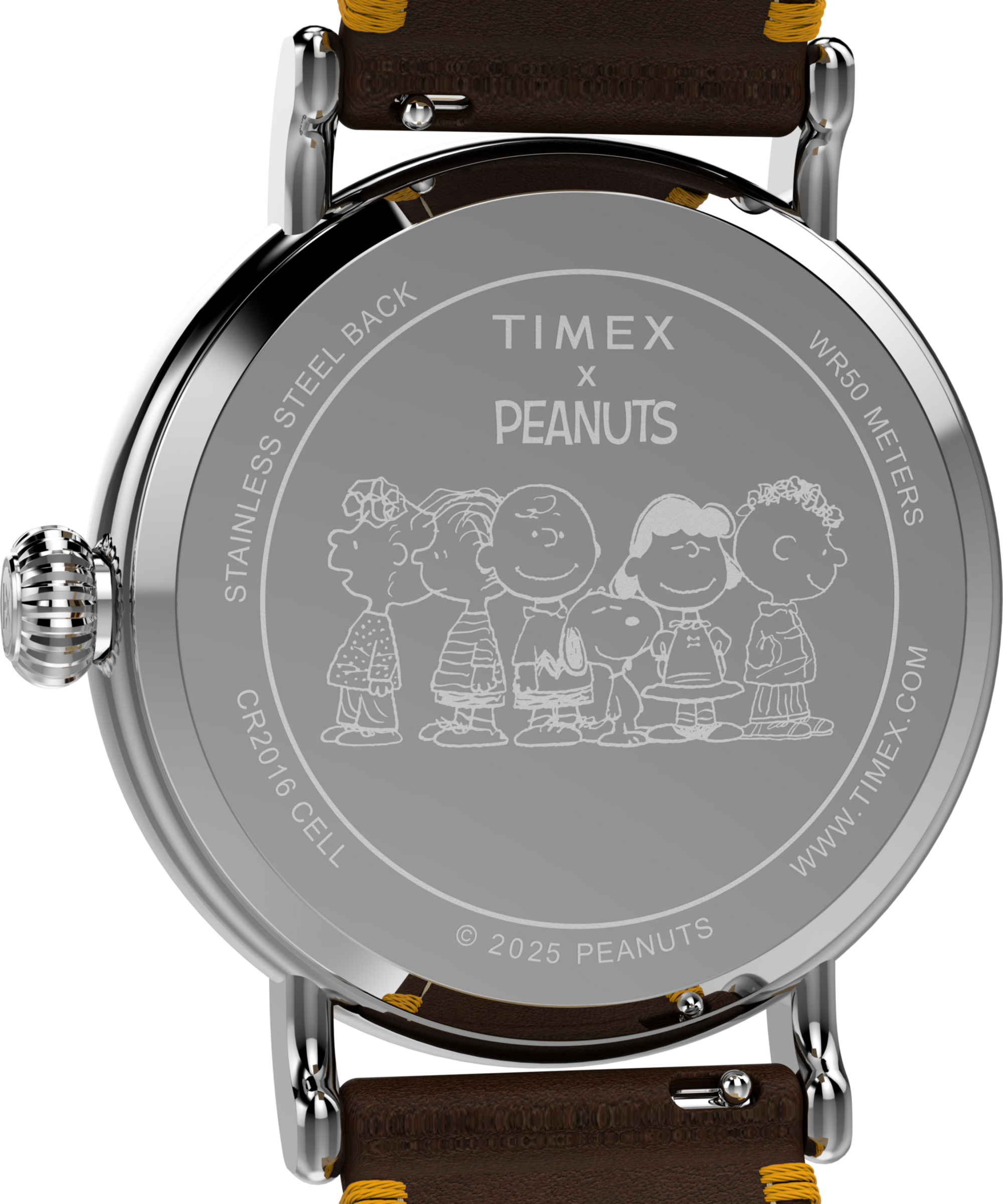 Timex Quarzuhr »TIMEX x PEANUTS TIMEX WATERBURY«, Armbanduhr, Herrenuhr, Damenuhr, Lederarmband, Leuchtzeiger