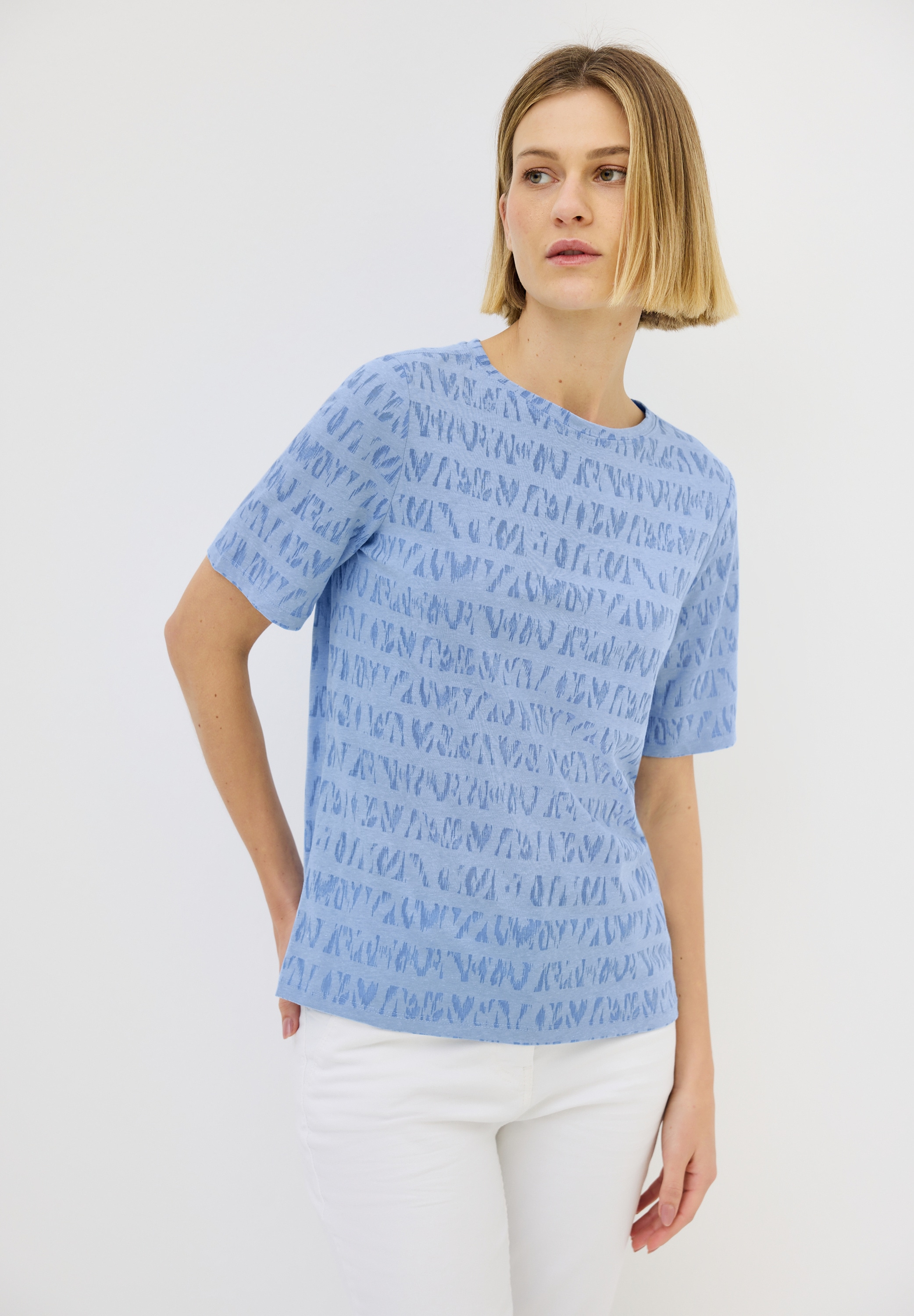 Cecil Print-Shirt, aus elastischem Materialmix günstig online kaufen