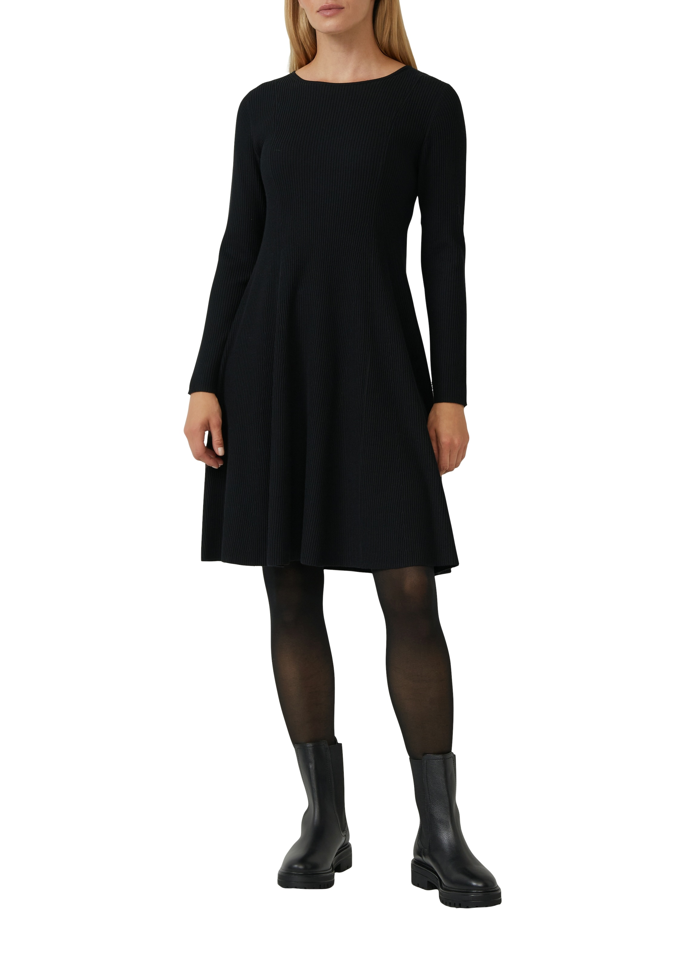 s.Oliver BLACK LABEL Strickkleid, mit Ajour-Detail