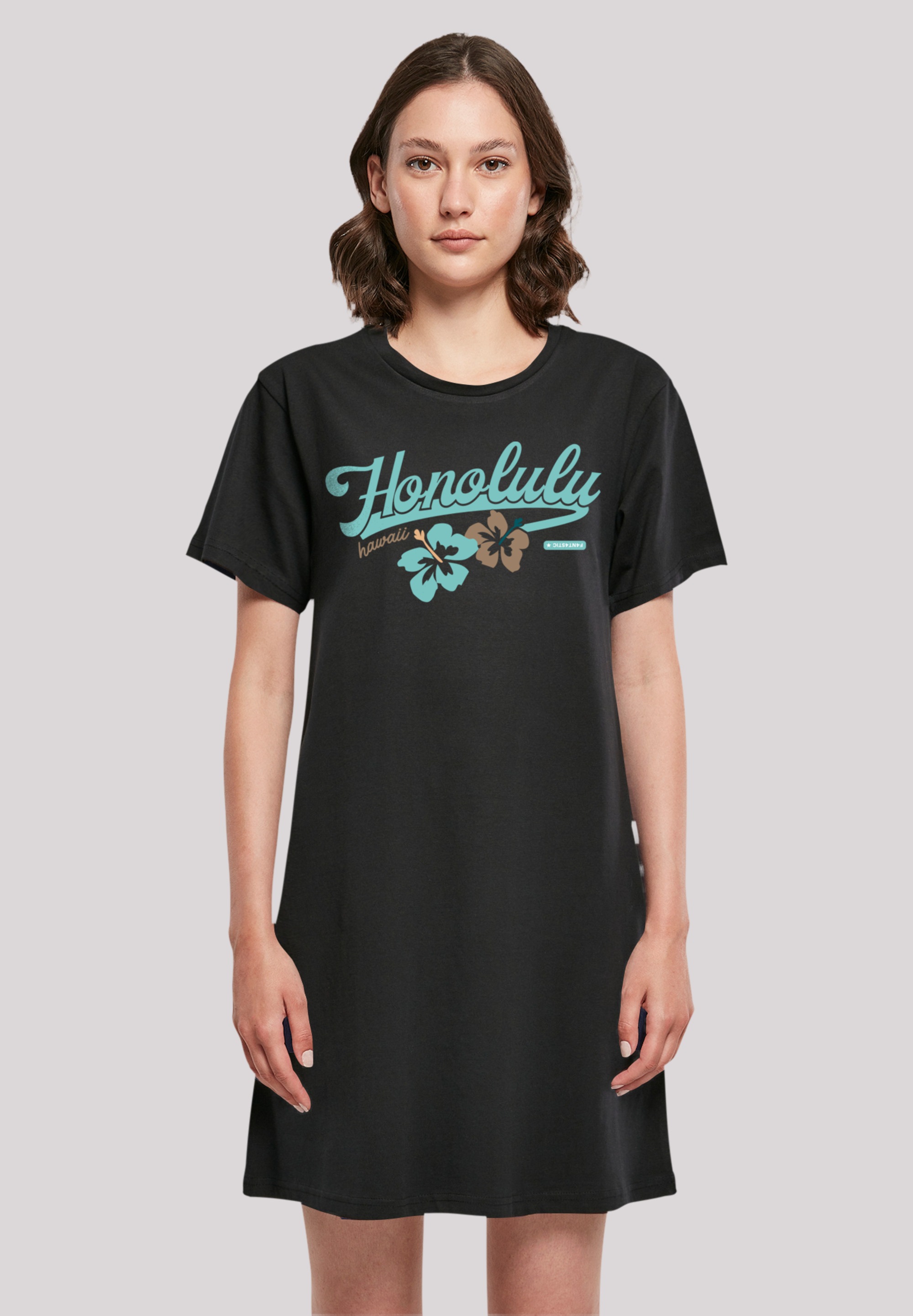 F4NT4STIC Shirtkleid "Honolulu" Ohne Taschen Print günstig online kaufen