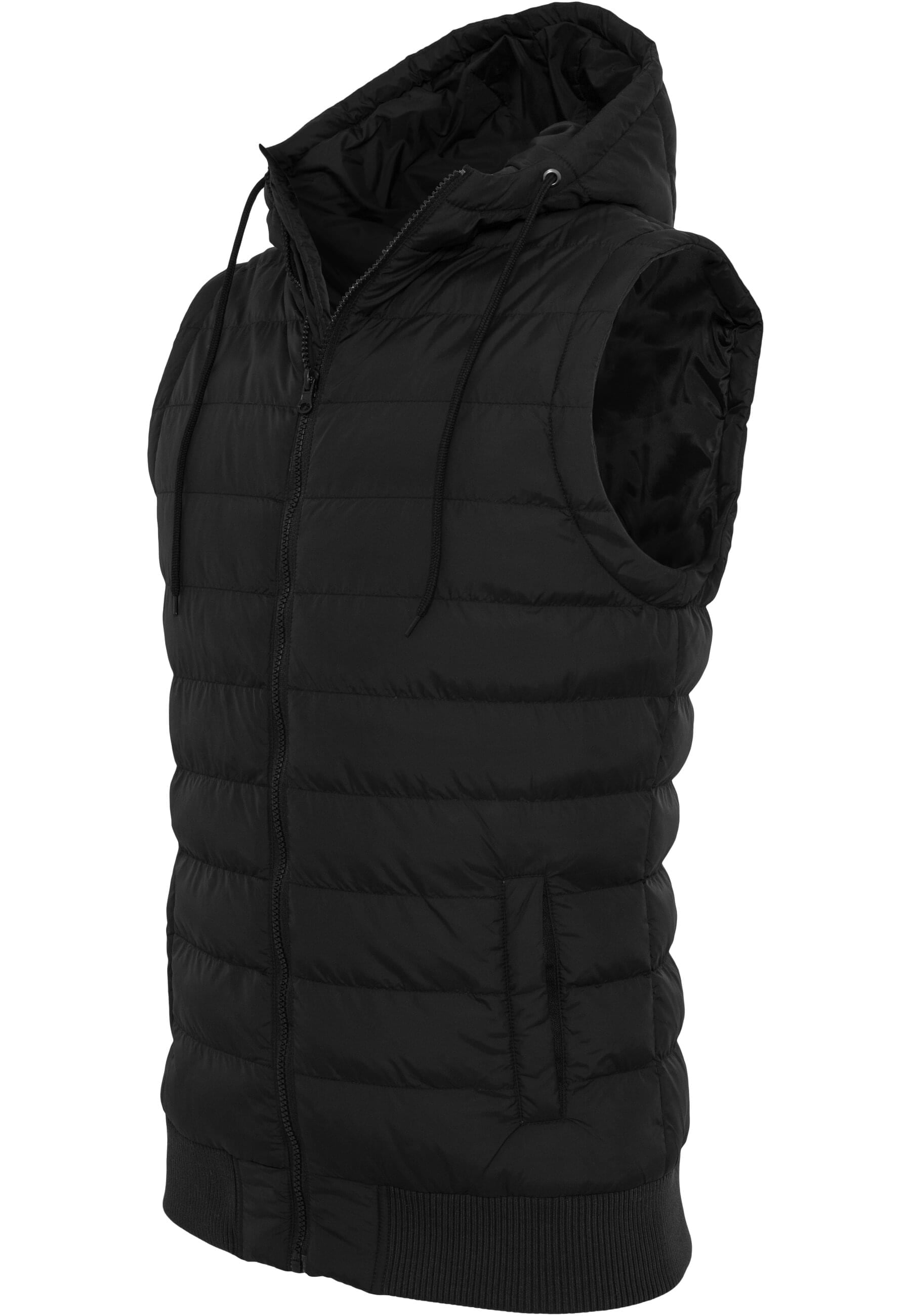 URBAN CLASSICS Jerseyweste »Urban Classics Herren Small Bubble Hooded Vest«, (1 tlg.)