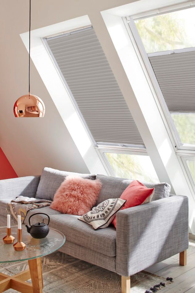 unermesslich sunlines Dachfensterplissee »StartUp mit Honeycomb | Style verspannt, TL«, Lichtschutz, Führungsschienen BAUR bestellen