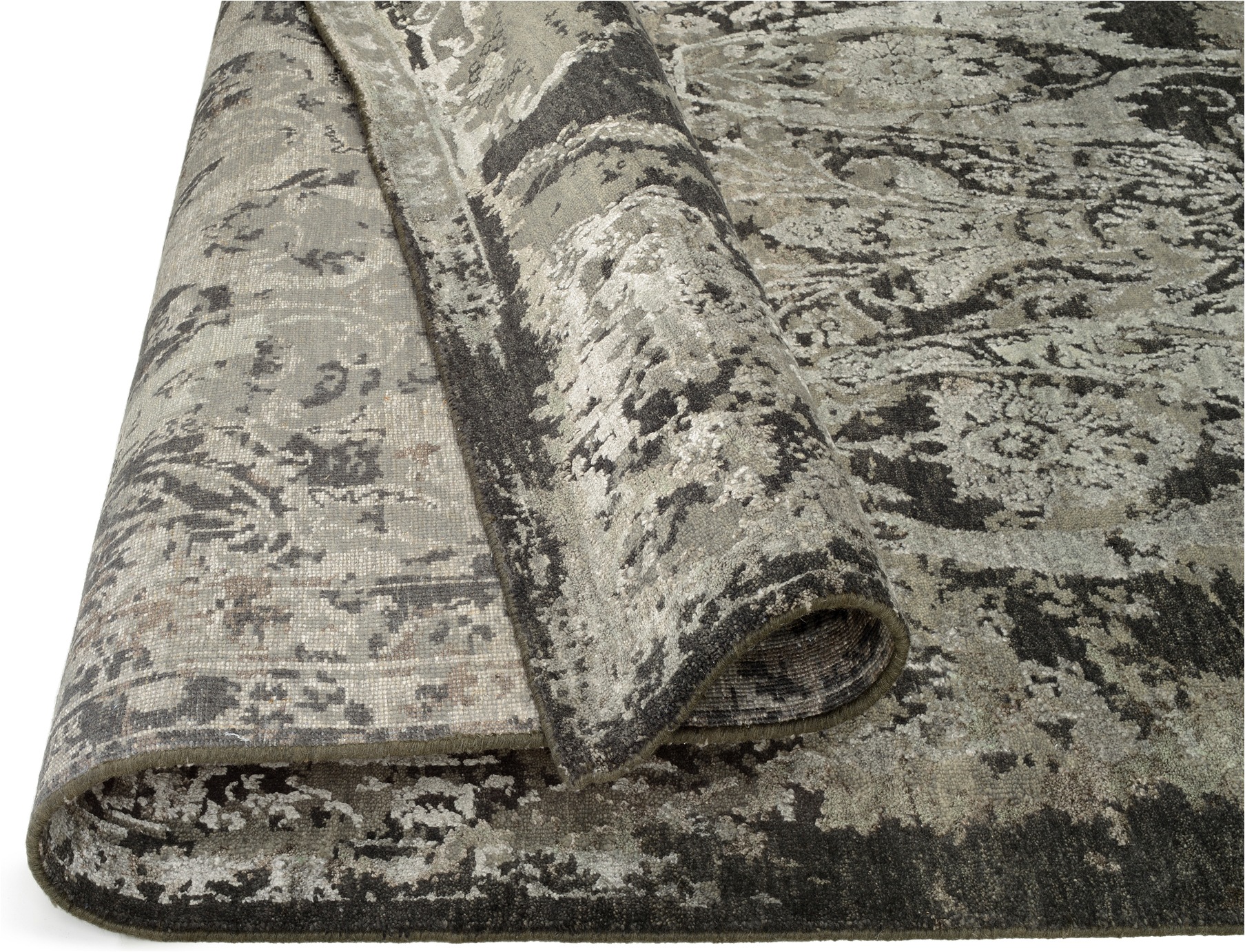 OCI DIE TEPPICHMARKE Teppich »PHENOM HISTORY« rechteckig 10 mm Höhe handgeknüpfter Designer Teppich Naturfaser Kurzflor