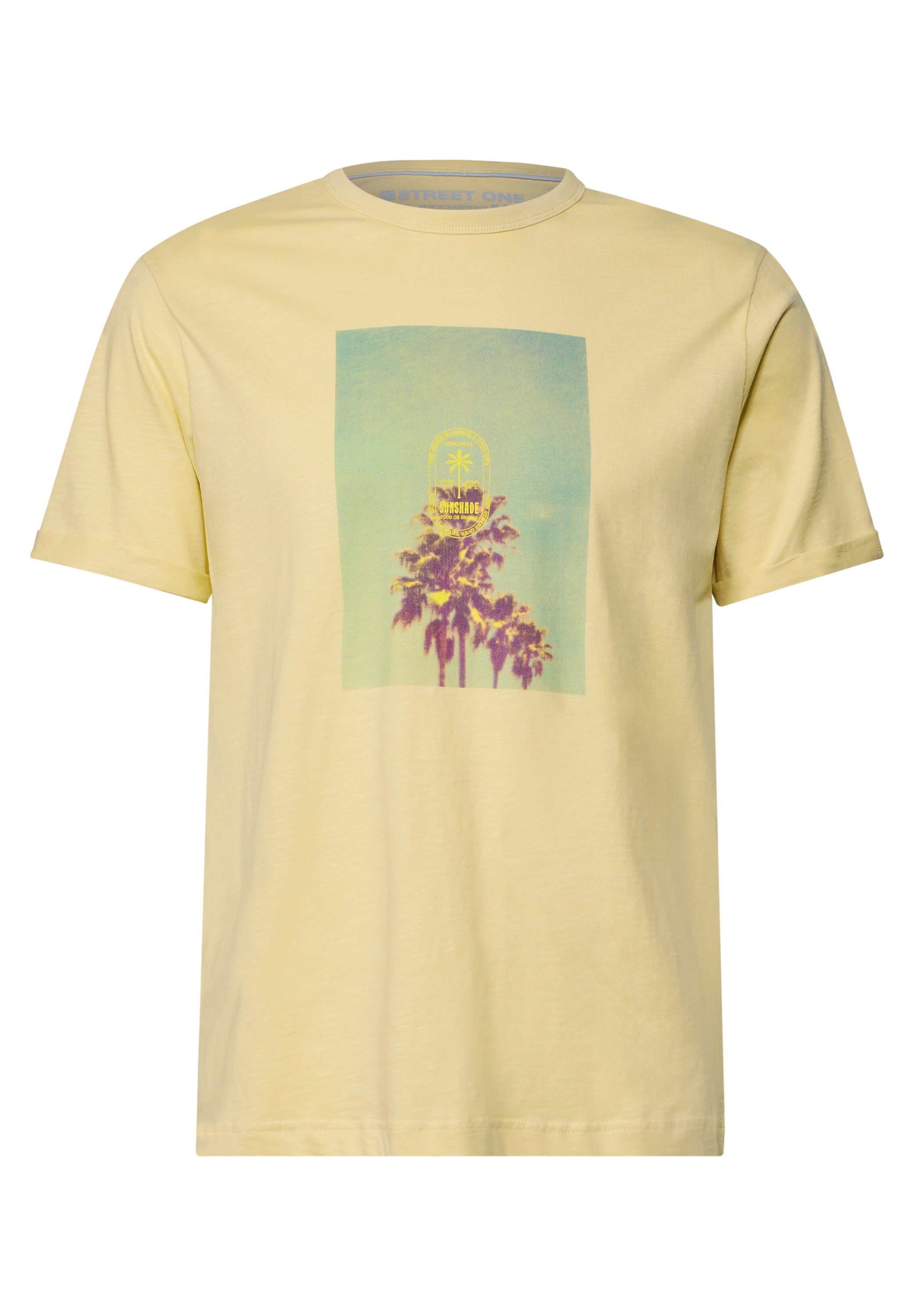 STREET ONE MEN T-Shirt, aus reiner Baumwolle