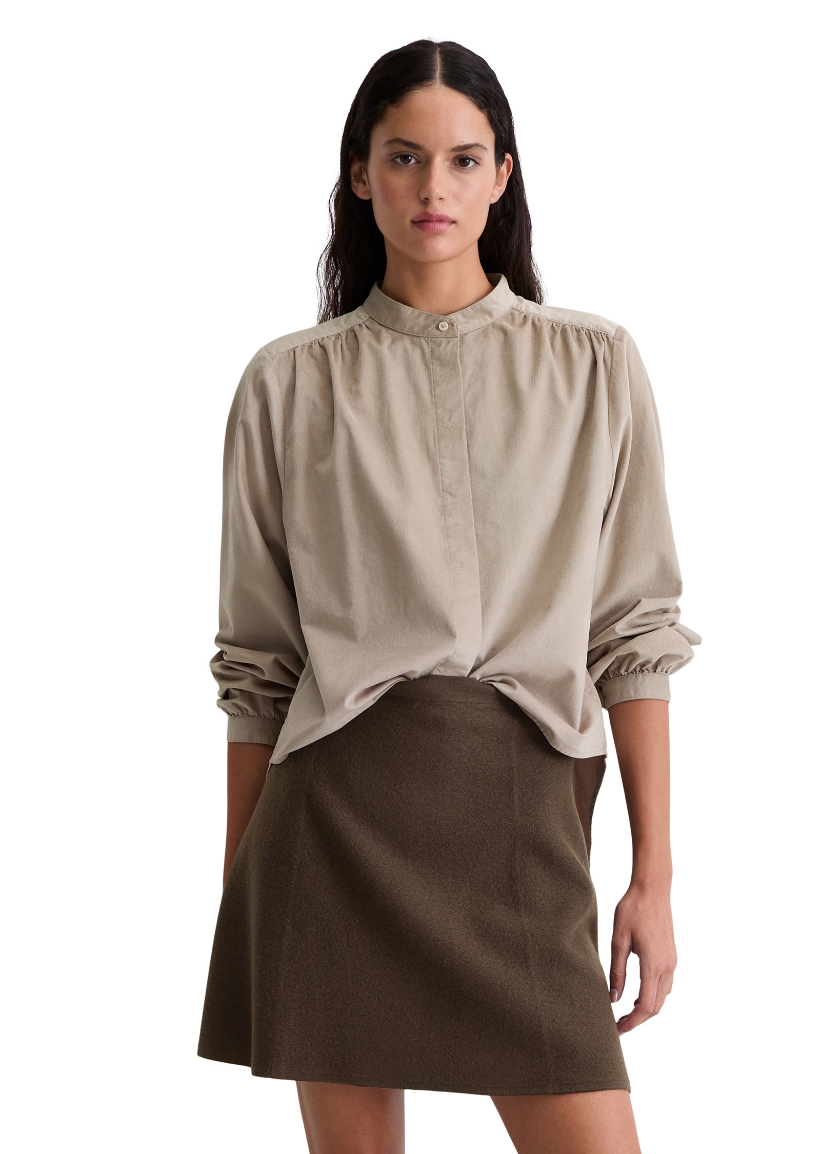 Marc O'Polo Langarmbluse »aus Organic-Cotton-Viskose-Mix«