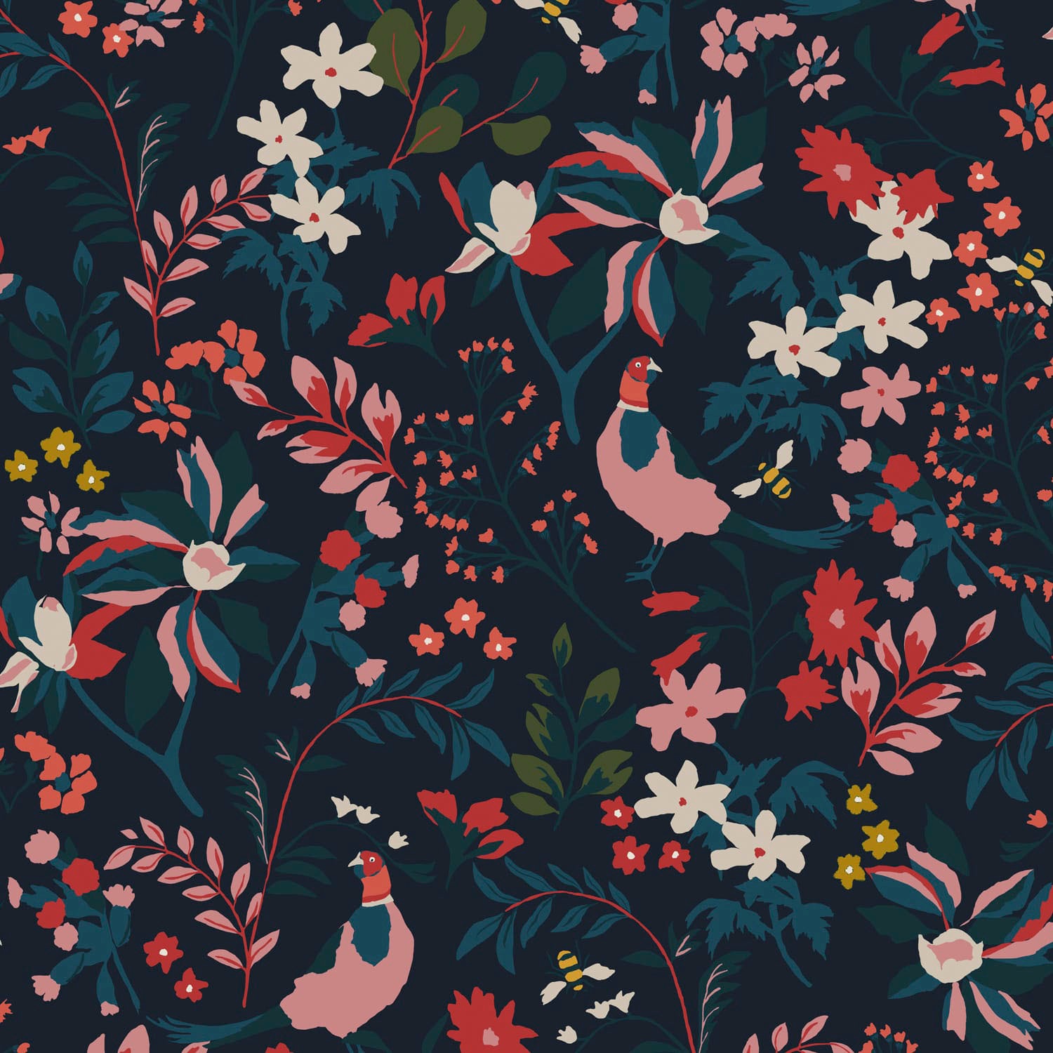 Joules Vliestapete "Fields Edge Floral" floral glatt floral