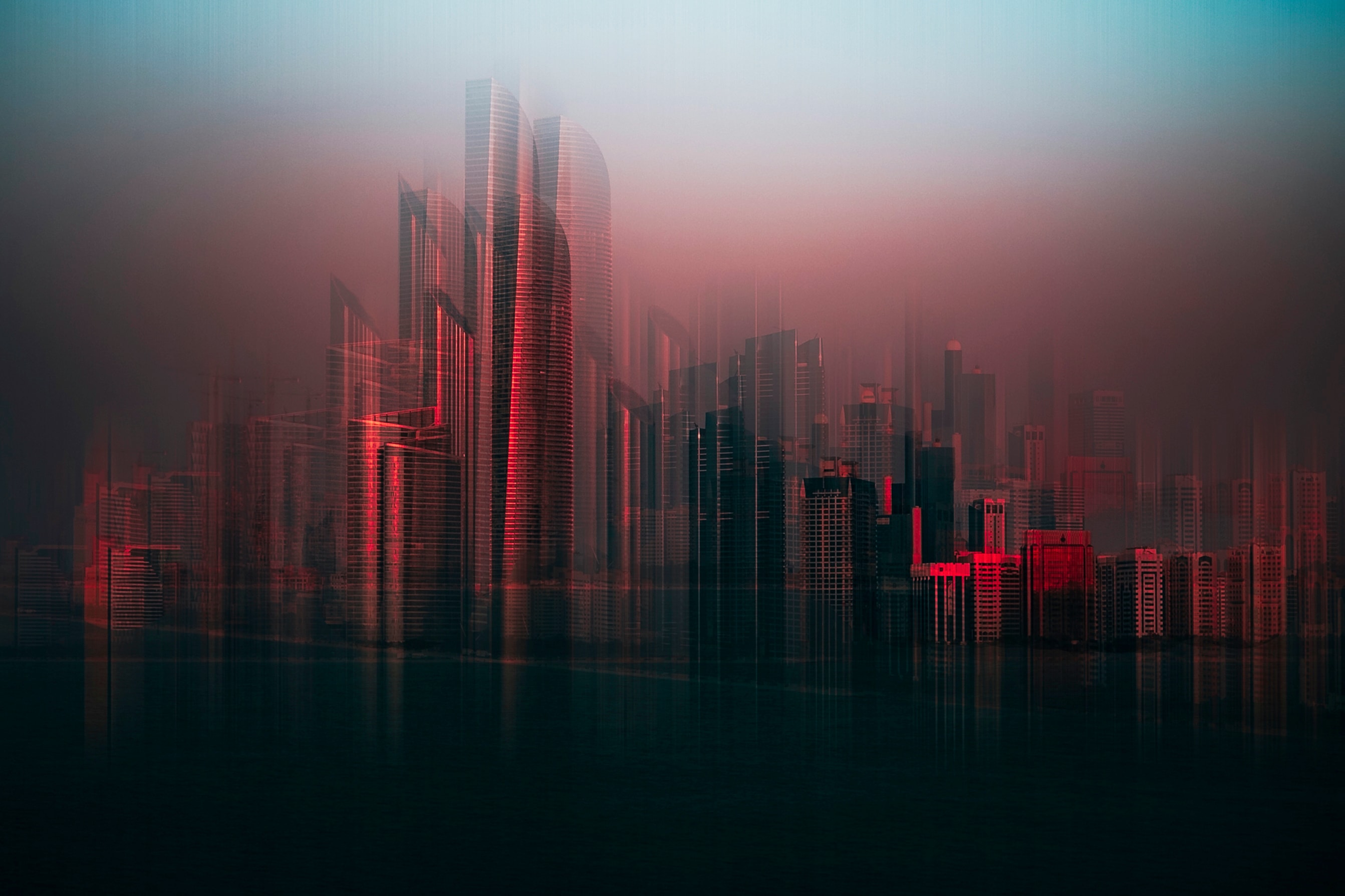Papermoon Fototapete "Photo-Art CARMINE CHIRIACO, ABU DHABI SKYLINE"