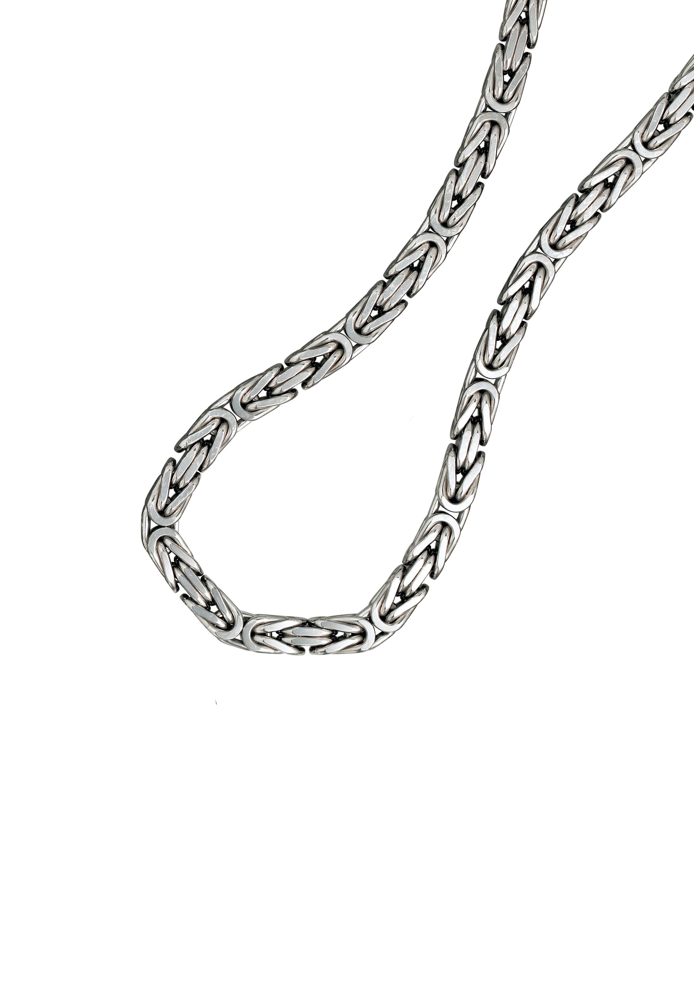 JOBO Silberkette, Königskette 925 Silber 50 cm