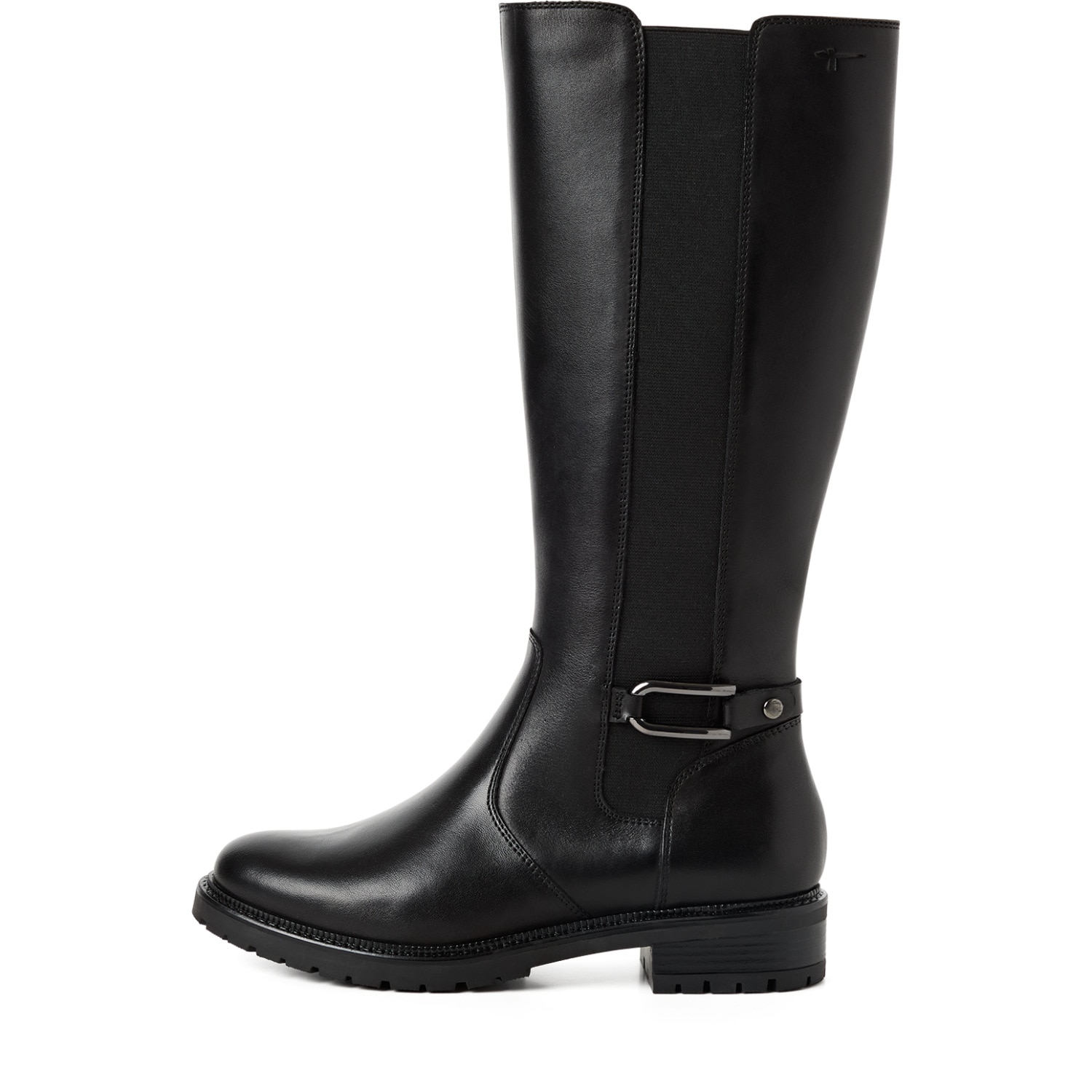 Tamaris Stiefel  Blockabsatz, Langschaftstiefel mit modischer Zierschnalle