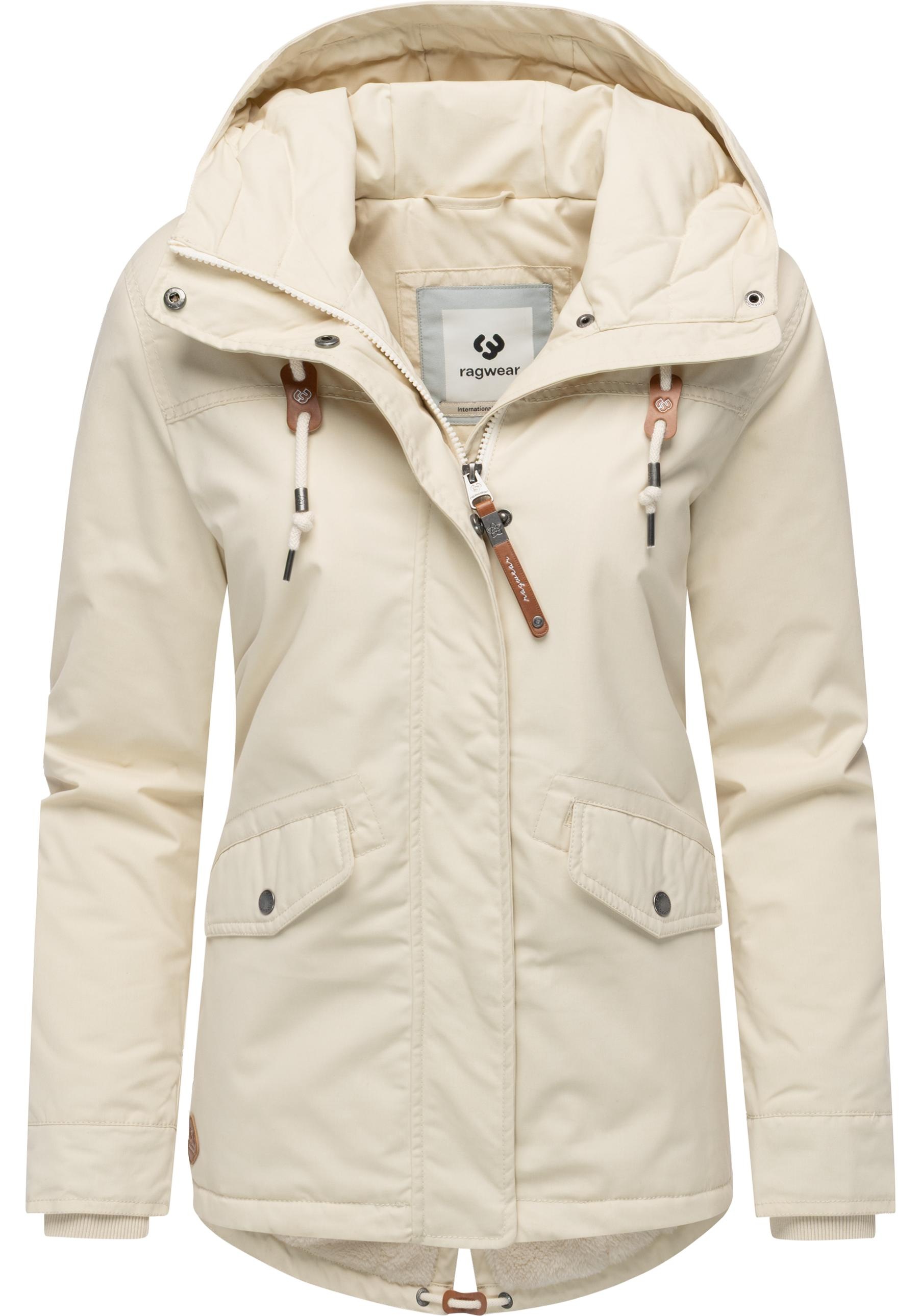 Ragwear Winterjacke »Parkker Warm YOUMODO«, mit Kapuze, Winter Parka mit kuscheligem Teddy-Innenfutter