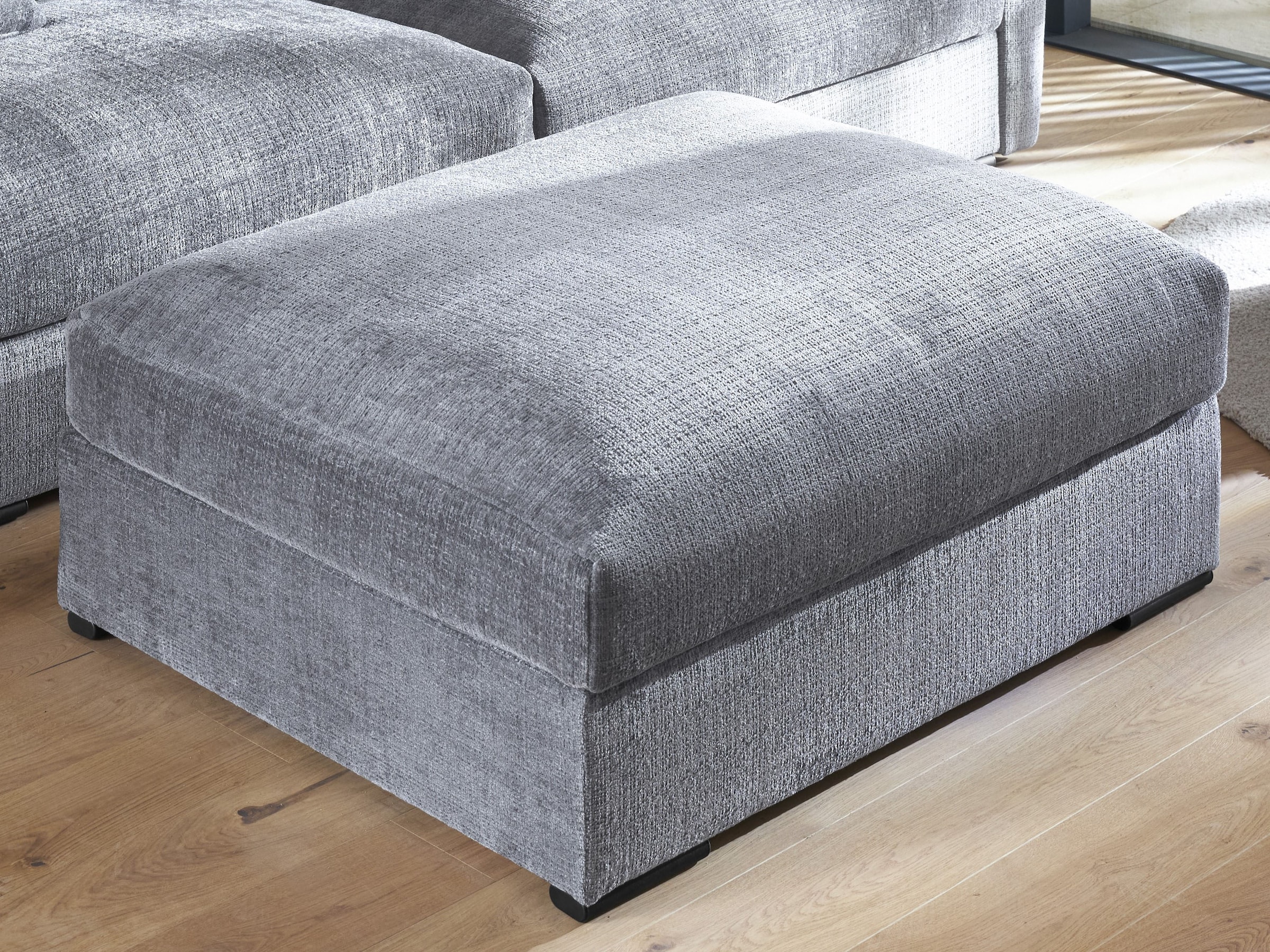 Home affaire Polsterhocker "Finca XXL, B: 125 cm" Mega-Hocker, in Cord oder Chenille-Struktur wählbar