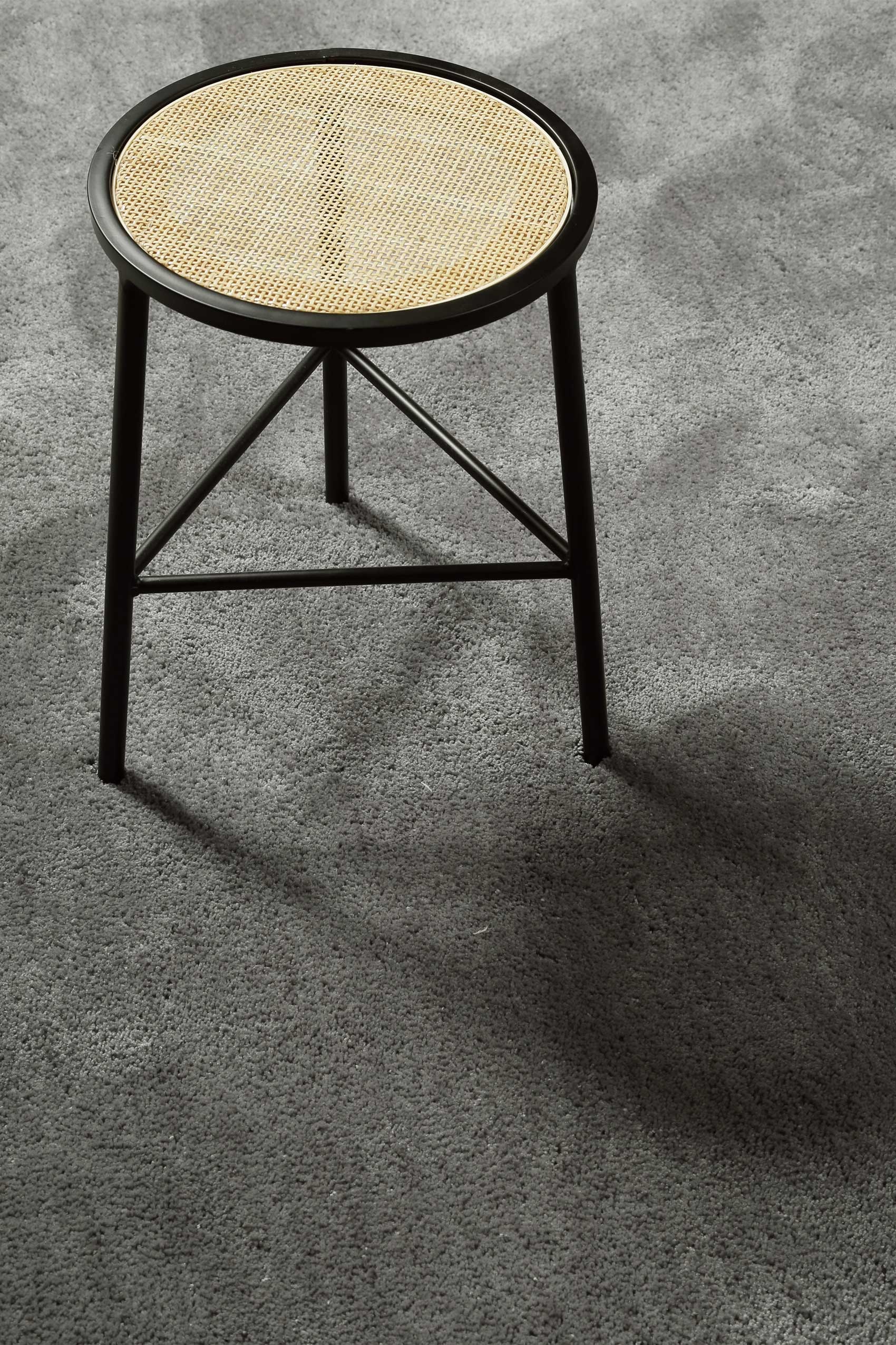 Homie Living Teppich »Pisa«, rund, 25 mm Höhe, Hochflor, Microfaser, uni, weich, Shaggy, Wohnzimmer, Schlafzimmer