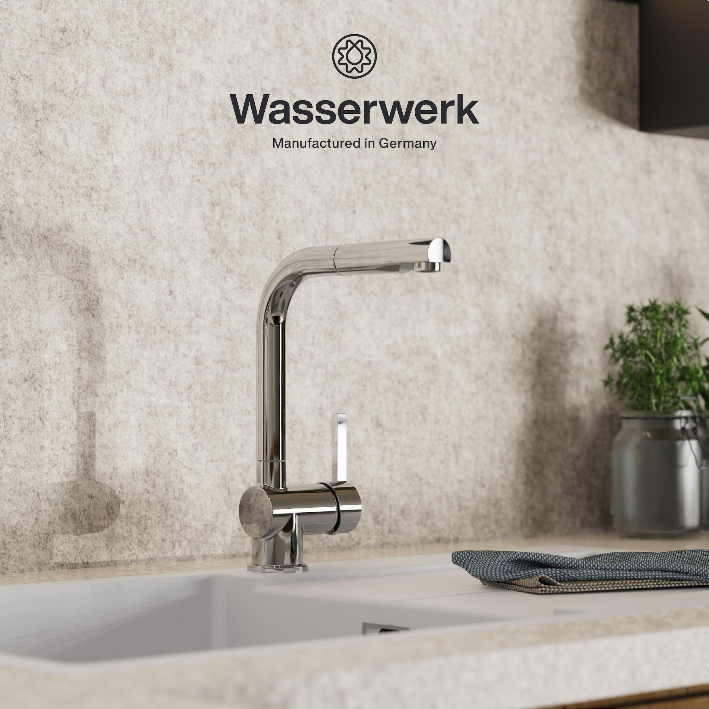 WASSERWERK Spültischarmatur »WK 4, Wasserhahn, Küche, Einhebelmischer«