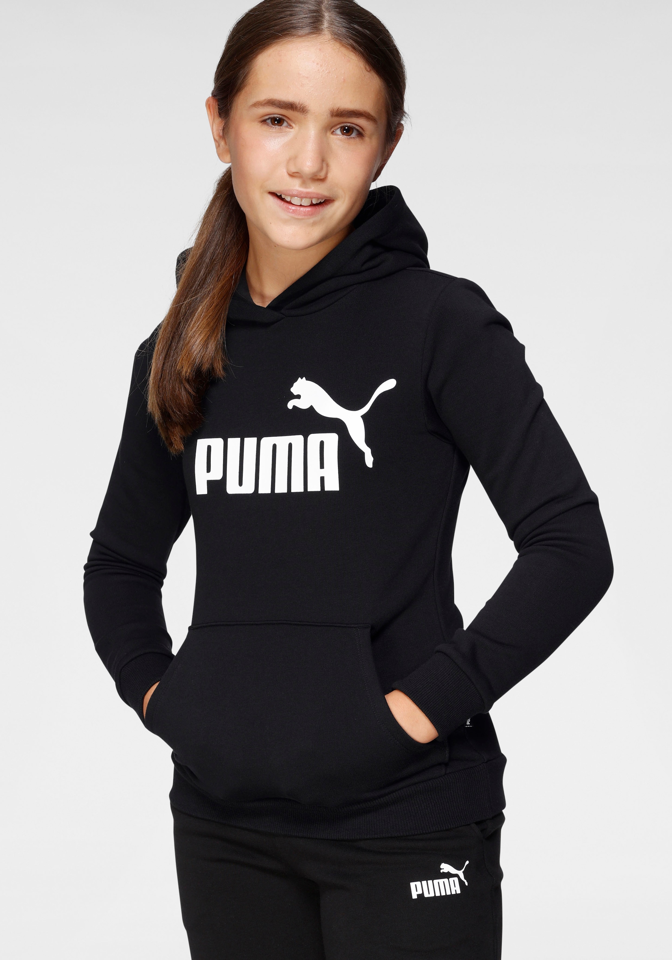 PUMA Kapuzensweatshirt »ESS Logo Hoodie TR G« für kaufen | BAUR