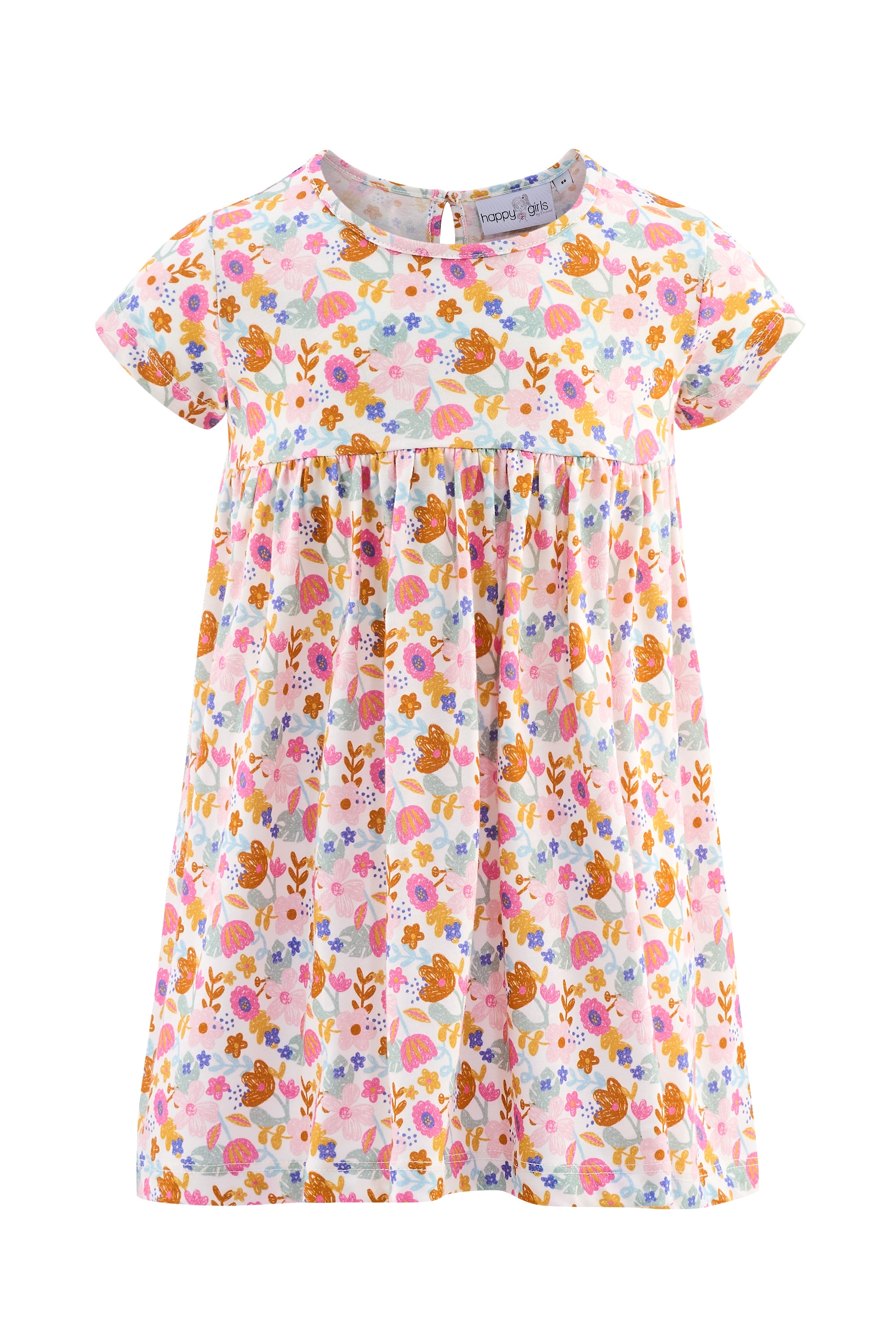 HAPPY GIRLS Mädchen Sommerkleid "Mädchenkleid"multicolour, Gr. 110, Stoff, 100% Baumwolle, Kleider