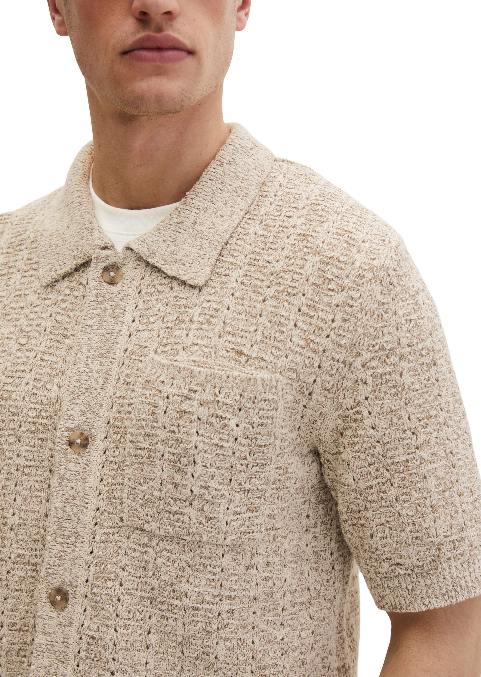 Marc O'Polo Cardigan »aus lockerem Bändchengarn«
