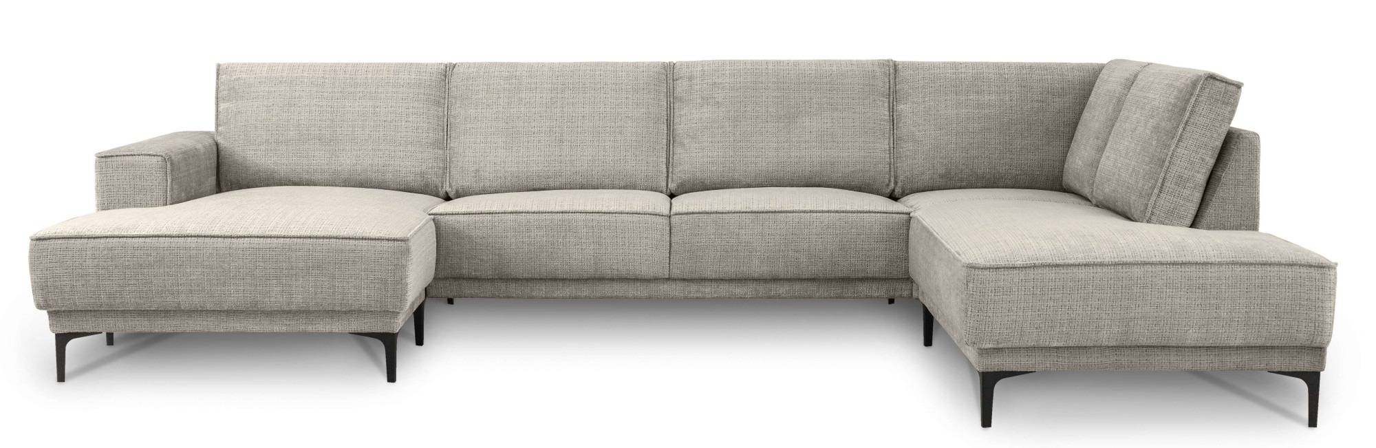 OTTO home Wohnlandschaft "XXL Sofa Oland, Struktur, Flachgewebe, Luxus-Micr günstig online kaufen
