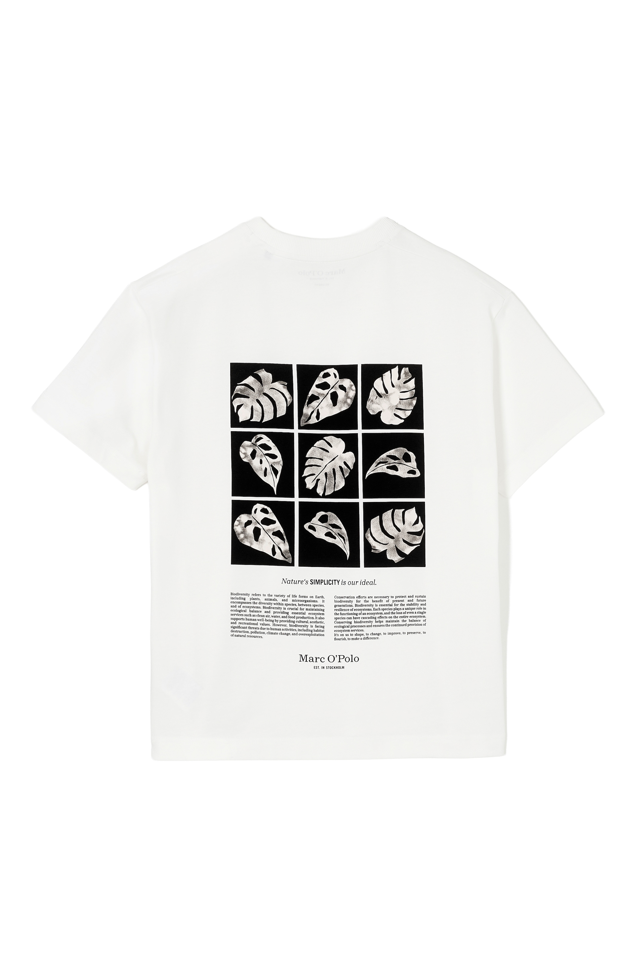 Marc O'Polo T-Shirt »mit großem Rückenprint«