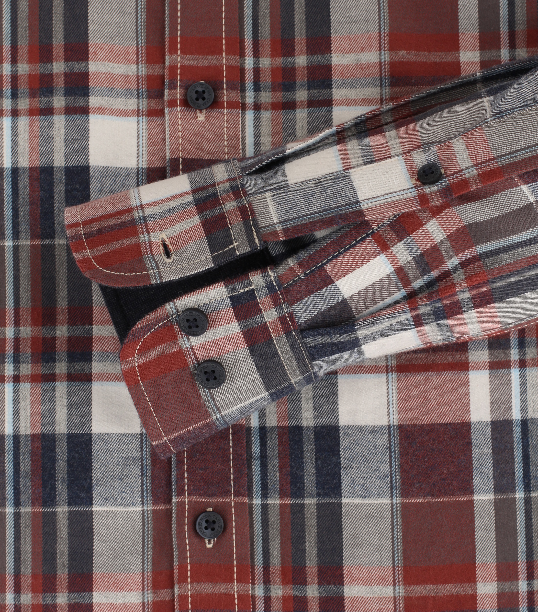 CASAMODA Flanellhemd »CASAMODA Flanellhemd kariert«