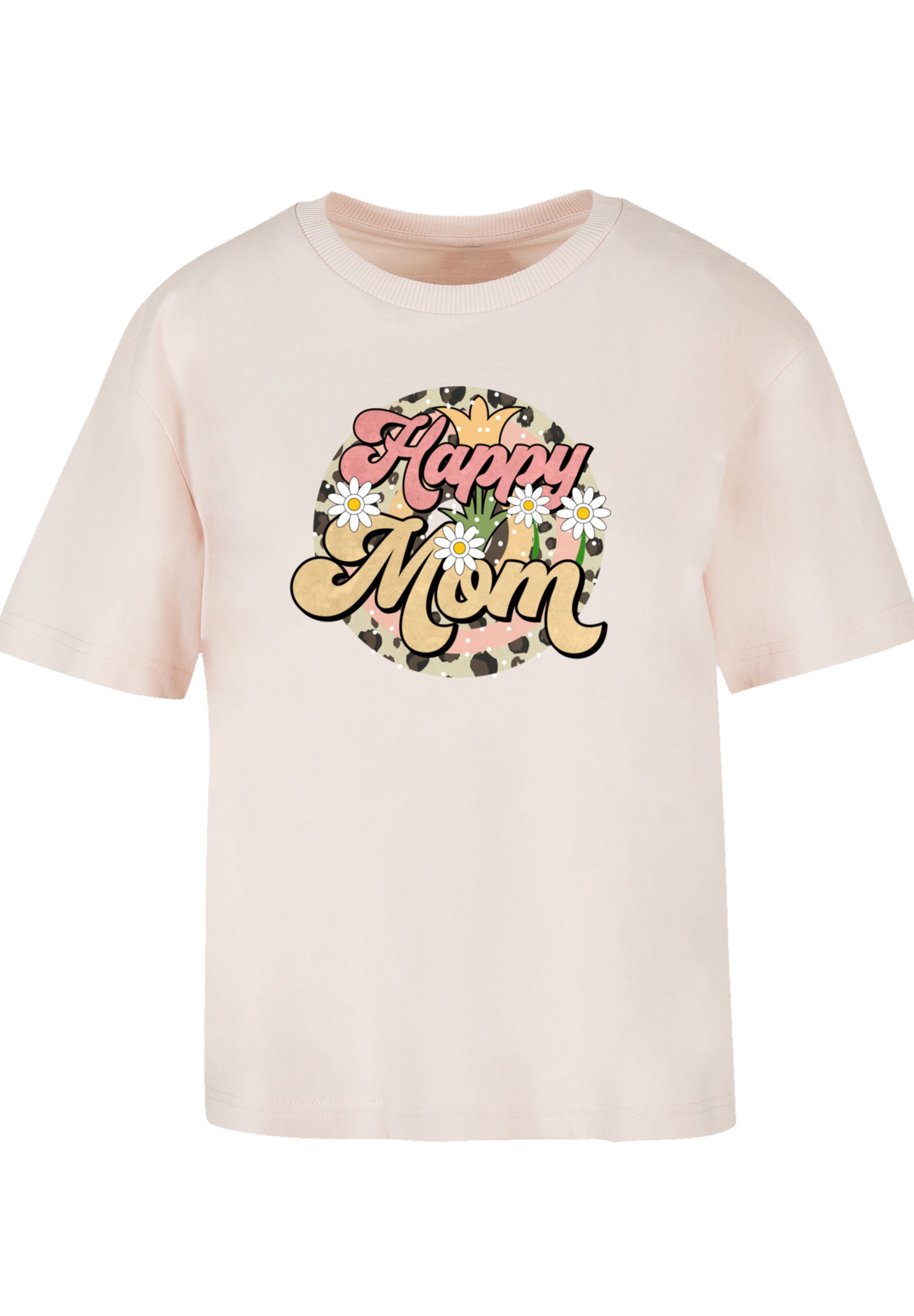 F4NT4STIC T-Shirt »Mothers Day Floral Design Happy Mom«, Premium Qualität