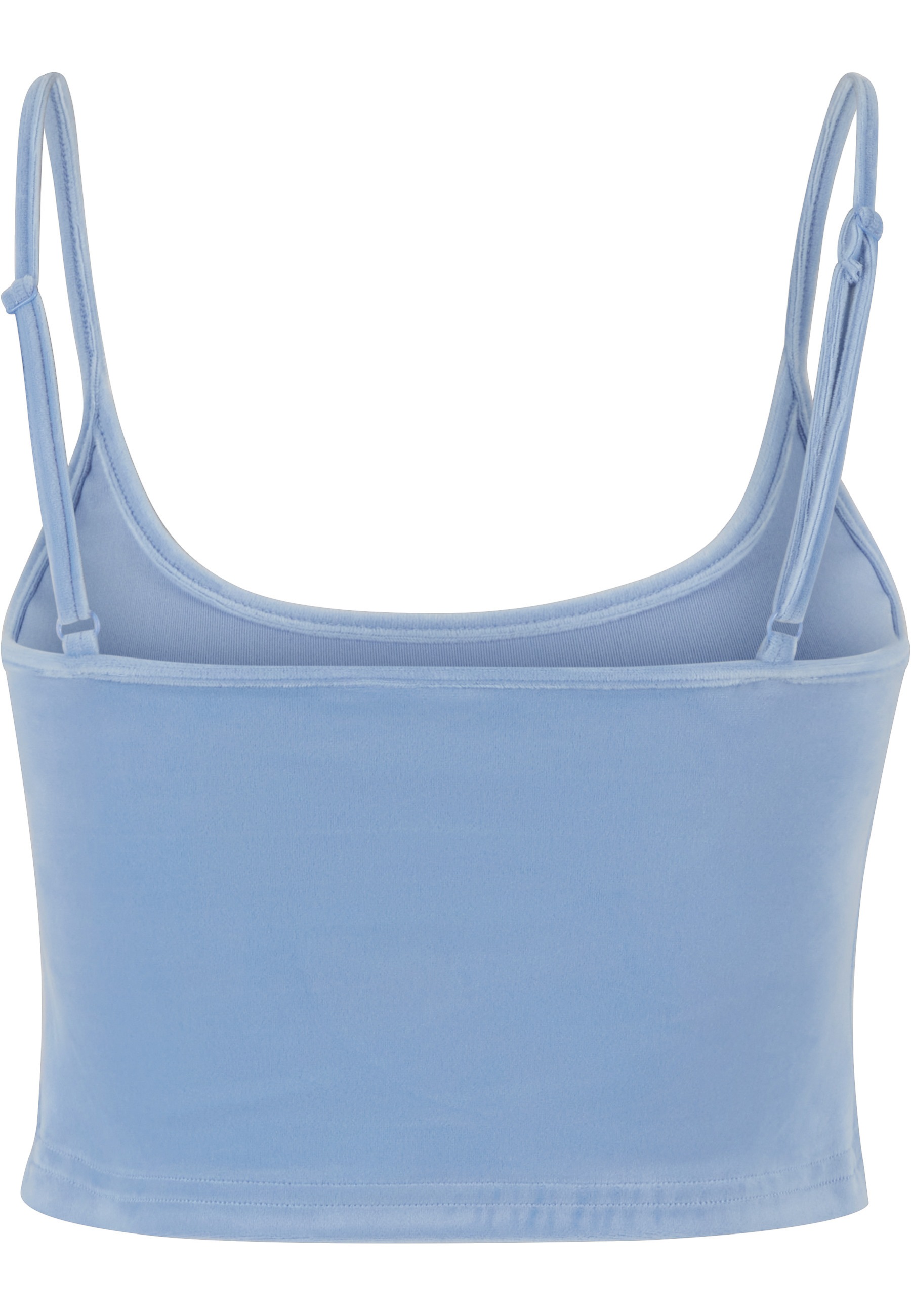 URBAN CLASSICS Tanktop "Urban Classics Ladies Short Velvet Top" 1 Stk. günstig online kaufen