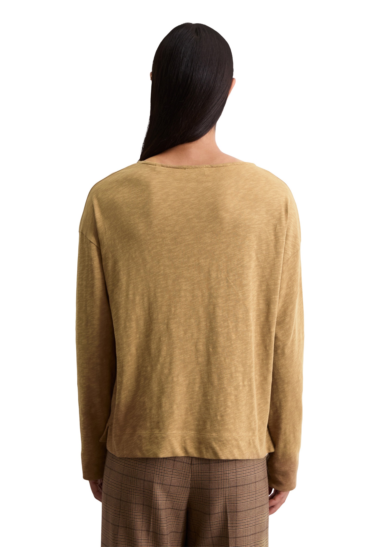 Marc O'Polo Langarmshirt »aus Slub Jersey«