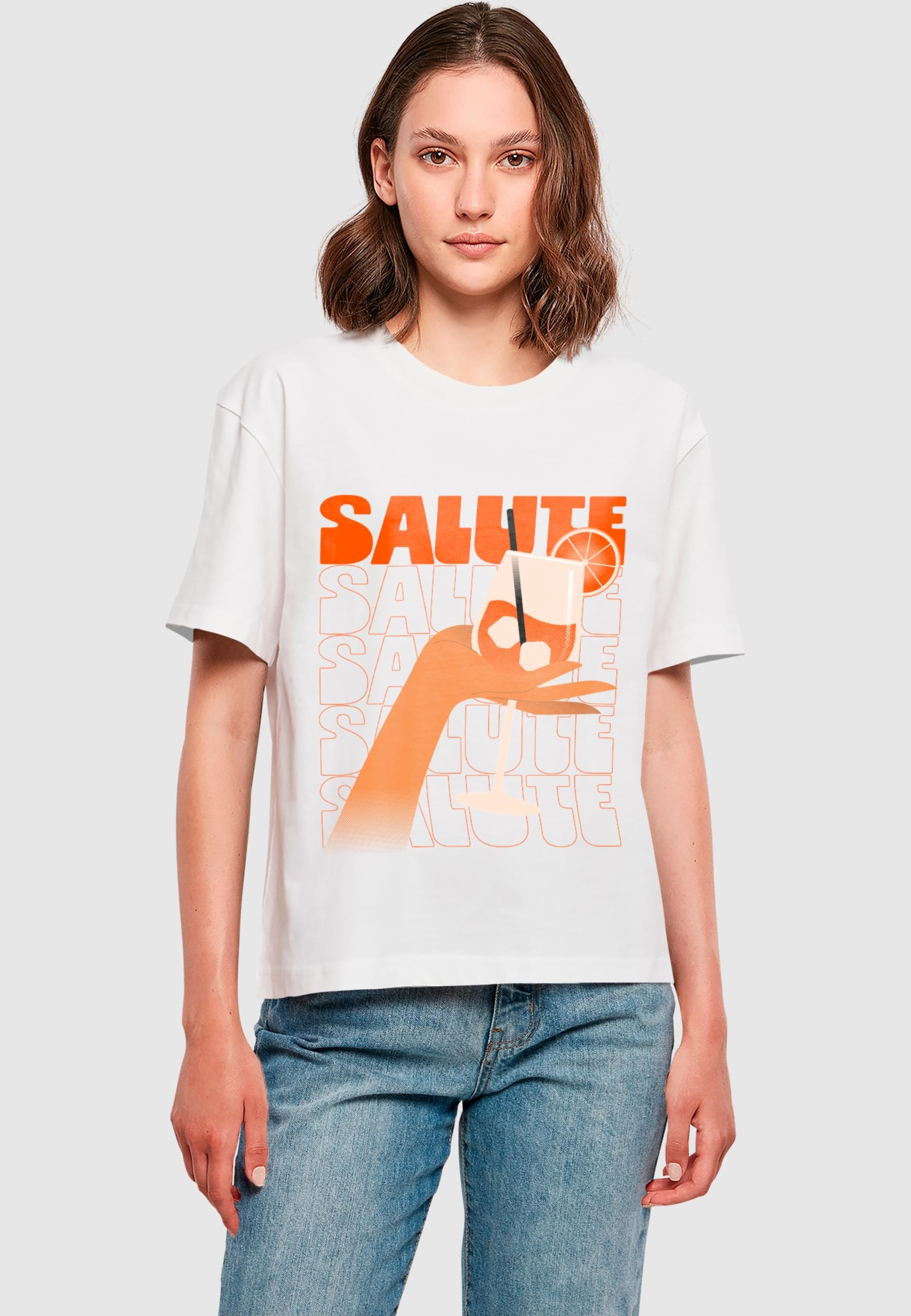 Miss Tee T-Shirt »Miss Tee Saluti A Tutti Tee«, (1 tlg.)