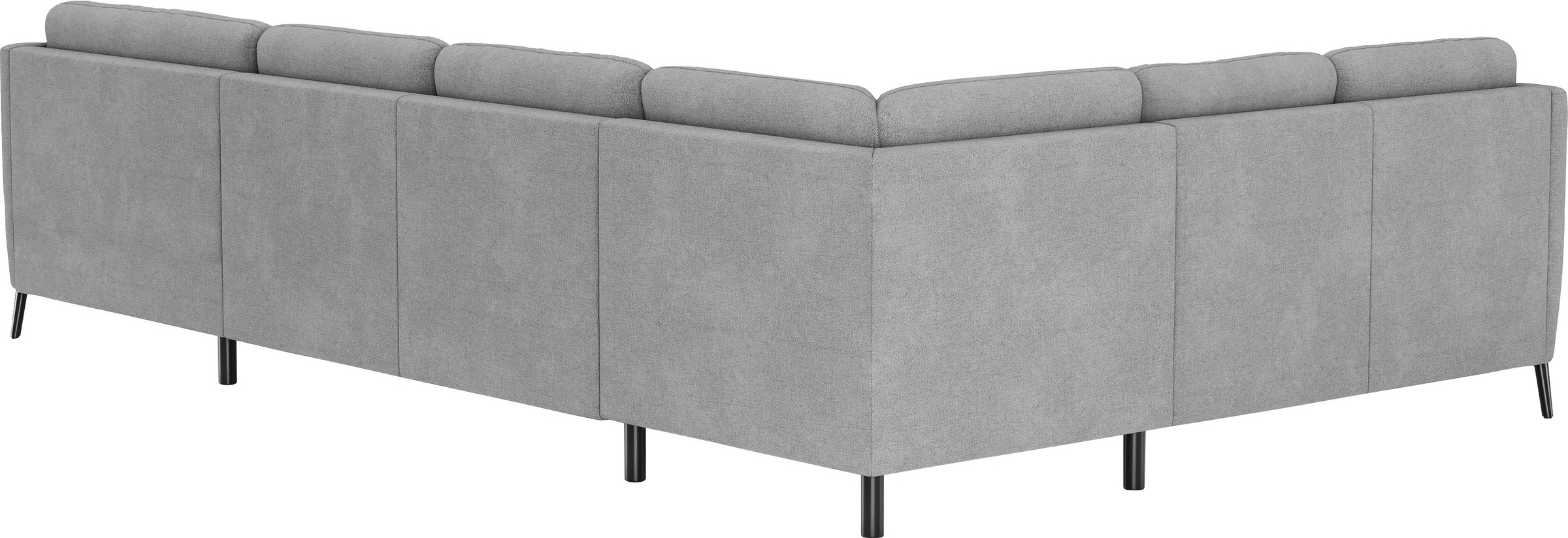 Wohnlandschaft SIT & MORE "Soul U-Form", grau, B:356cm H:90cm T:227cm, 95% Polyester, 5% Polyamid, Sofas, Wohnlandschaft, wahlweise mit Bettfunktion und Bettkasten oder Schubkasten 9