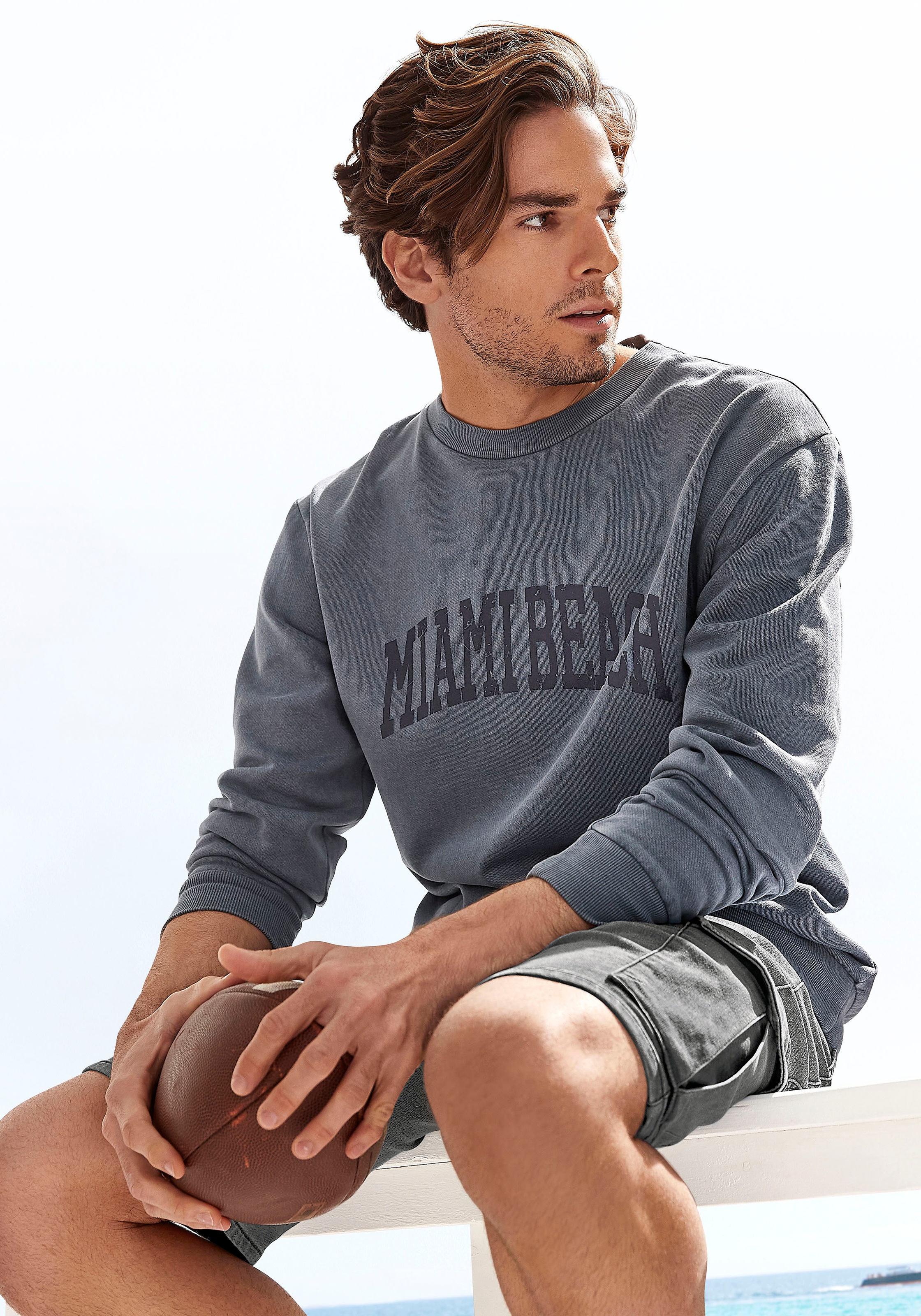 KangaROOS Sweatshirt in gewaschener Optik